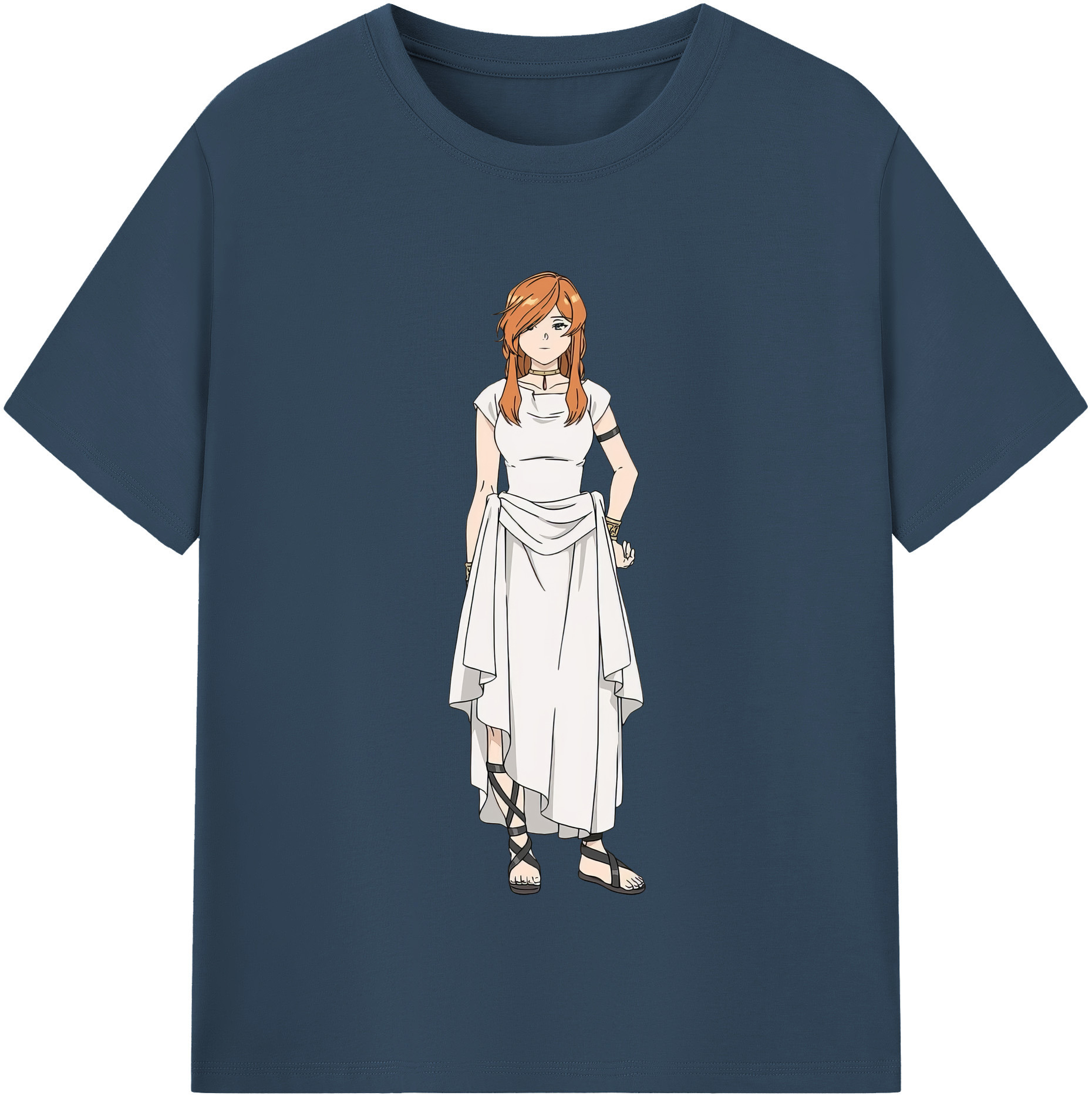（画像用） 葬送のフリーレン Frieren 綿100％半袖Tシャツ（フロントプリント）