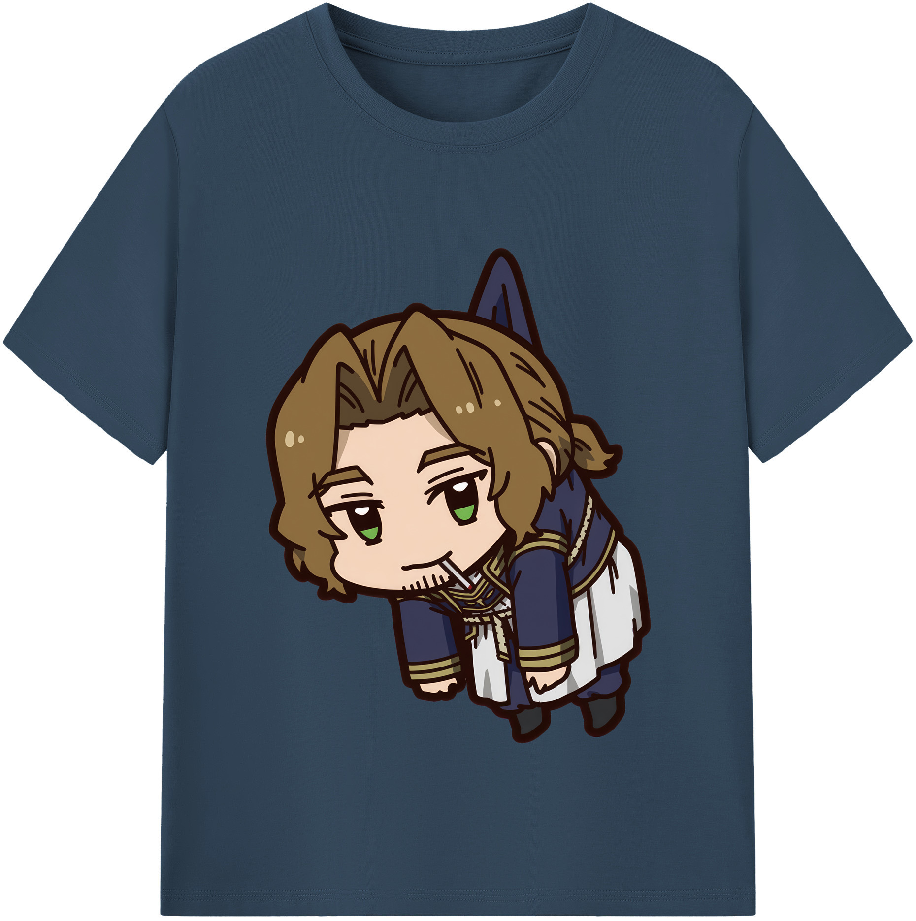（画像用） 葬送のフリーレン Frieren 綿100％半袖Tシャツ（フロントプリント）