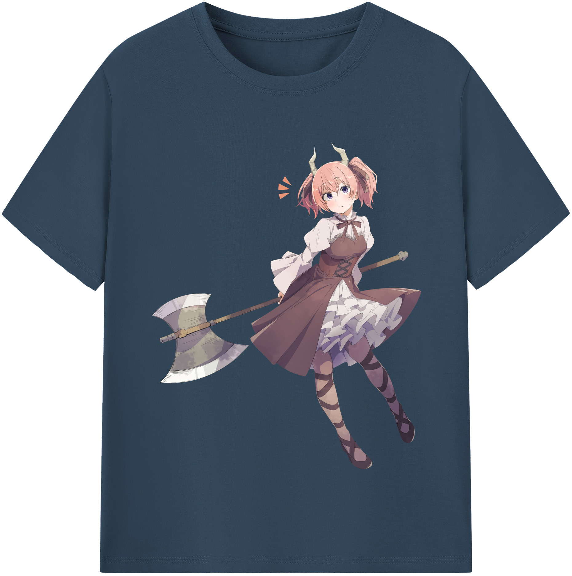 （画像用） 葬送のフリーレン Frieren 綿100％半袖Tシャツ（フロントプリント）