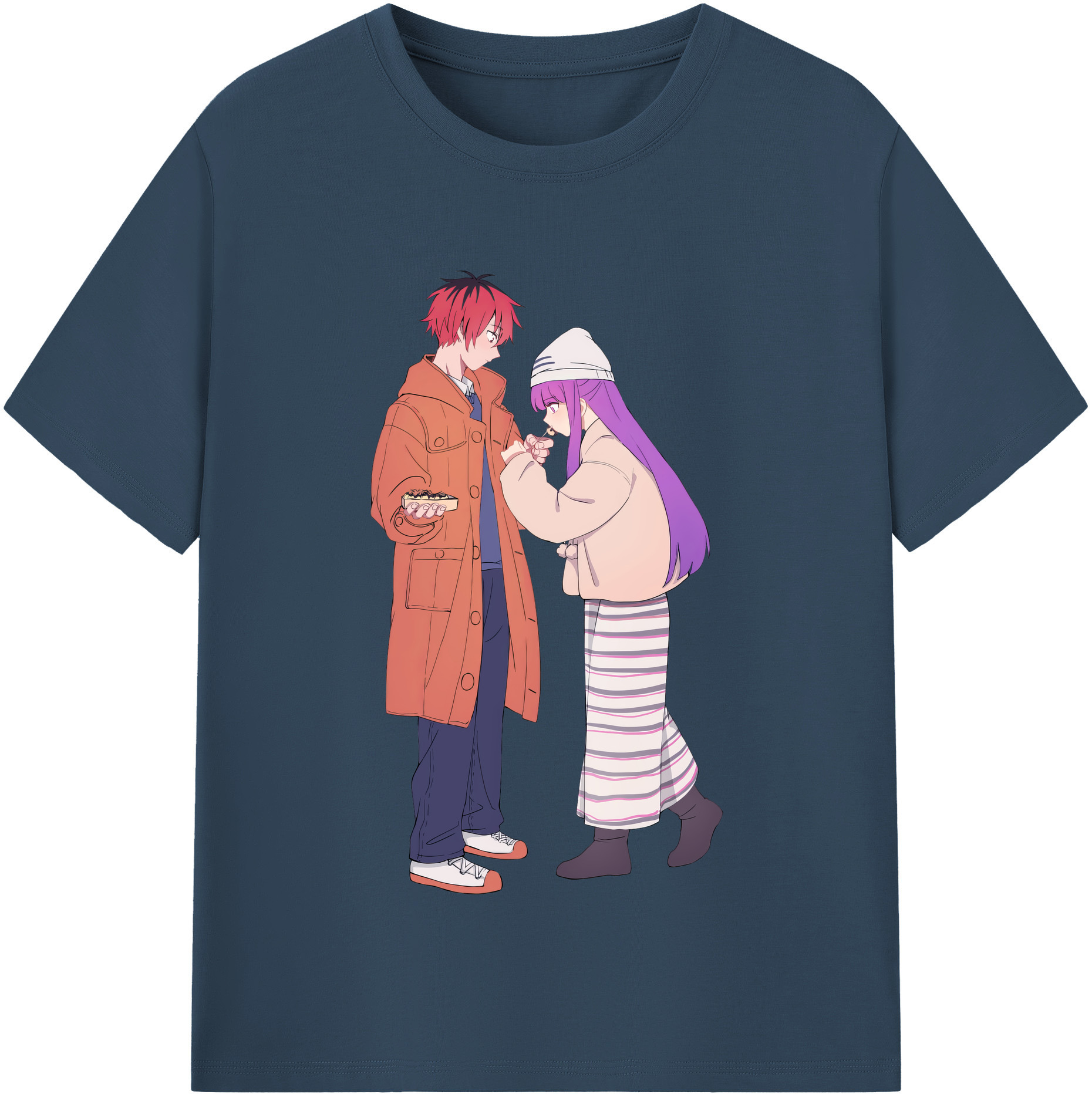 （画像用） 葬送のフリーレン Frieren 綿100％半袖Tシャツ（フロントプリント）
