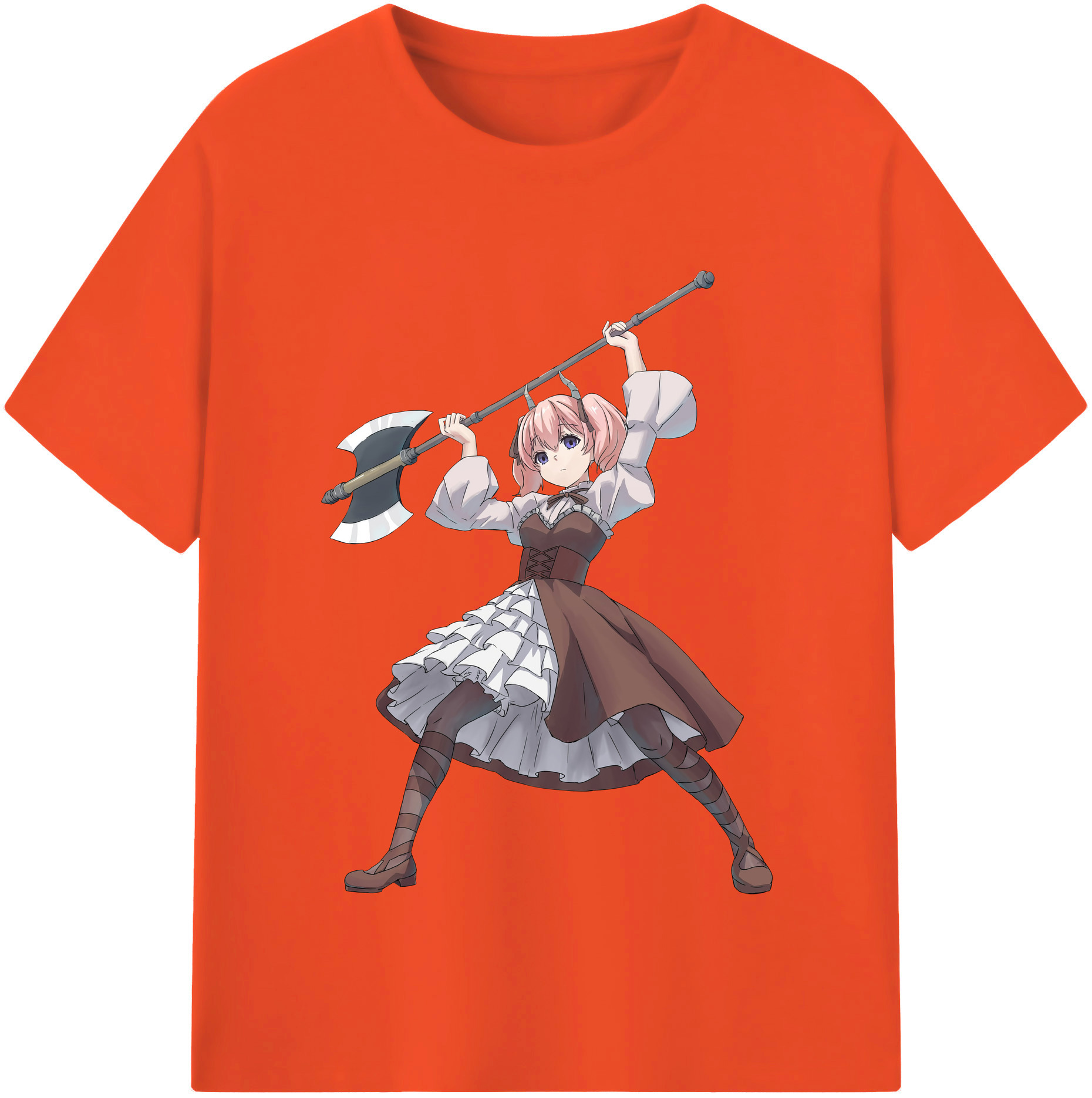 （画像用） 葬送のフリーレン Frieren 綿100％半袖Tシャツ（フロントプリント）