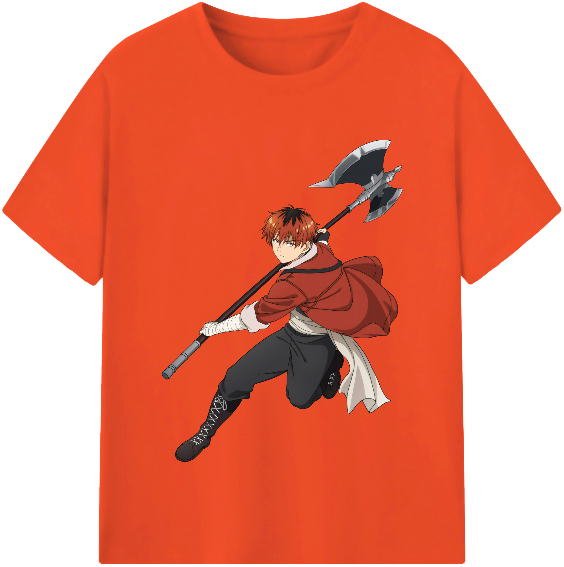 （画像用） 葬送のフリーレン Frieren 綿100％半袖Tシャツ（フロントプリント）