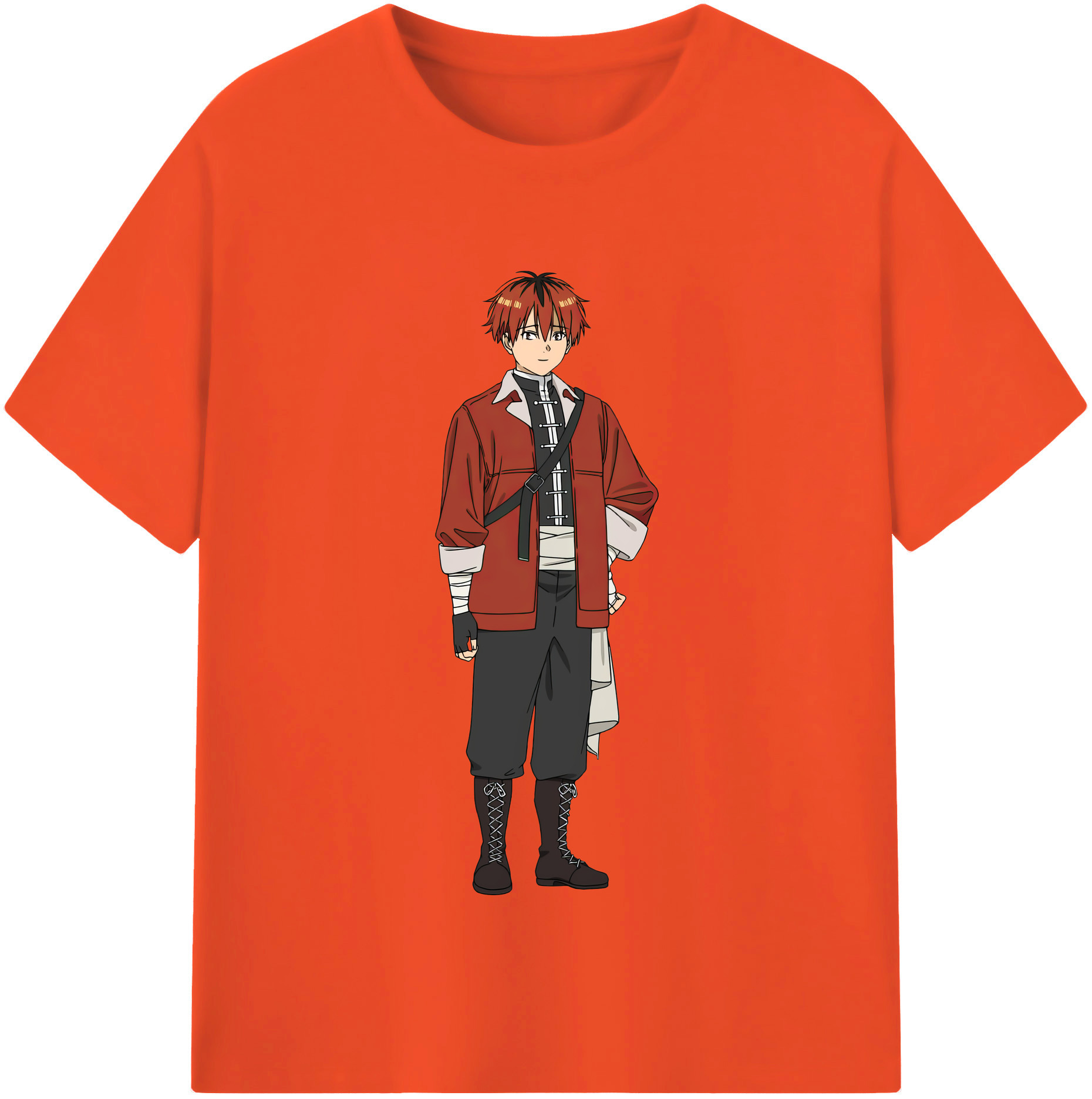 （画像用） 葬送のフリーレン Frieren 綿100％半袖Tシャツ（フロントプリント）