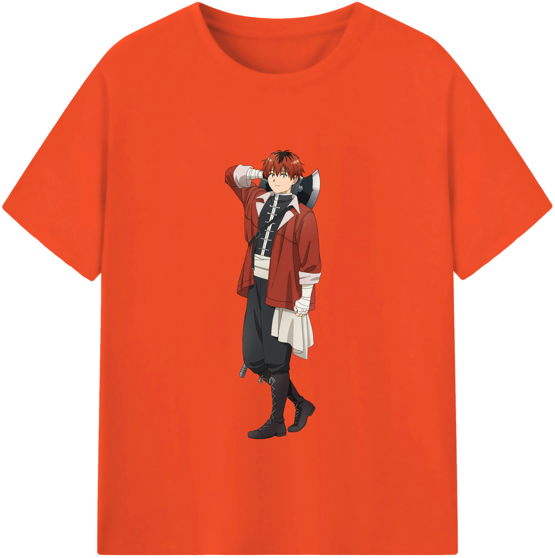 （画像用） 葬送のフリーレン Frieren 綿100％半袖Tシャツ（フロントプリント）