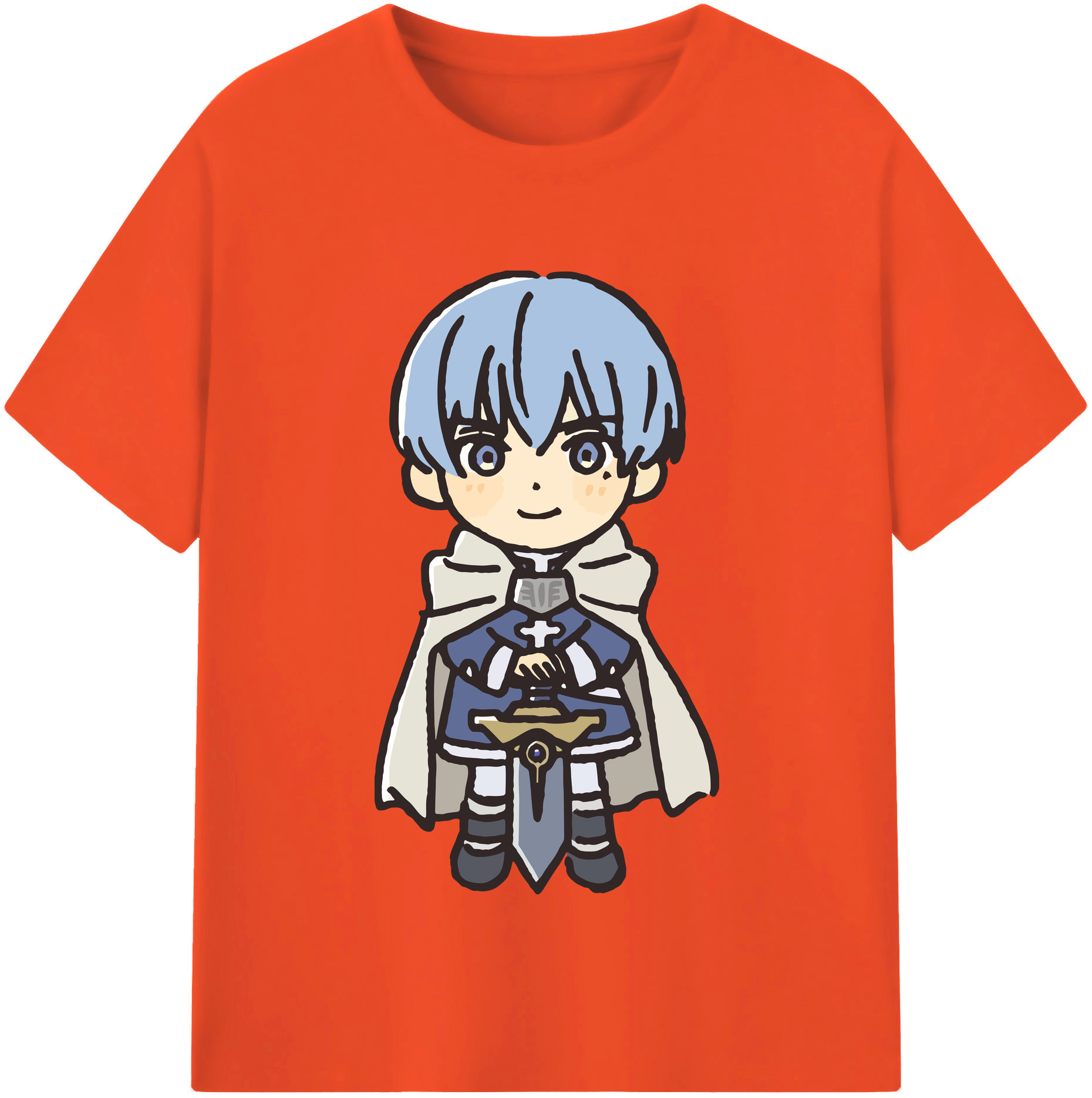 （画像用） 葬送のフリーレン Frieren 綿100％半袖Tシャツ（フロントプリント）