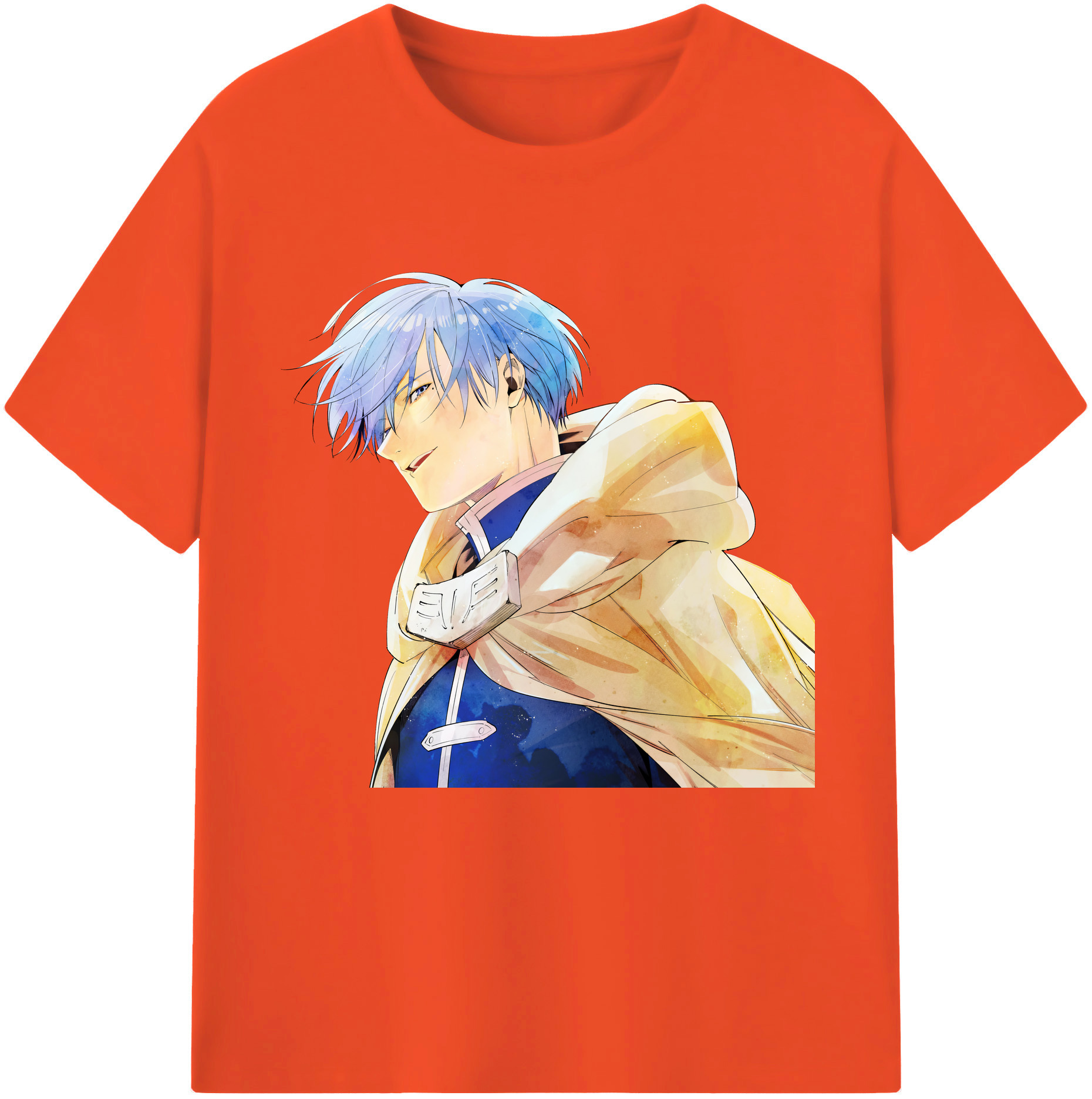 （画像用） 葬送のフリーレン Frieren 綿100％半袖Tシャツ（フロントプリント）