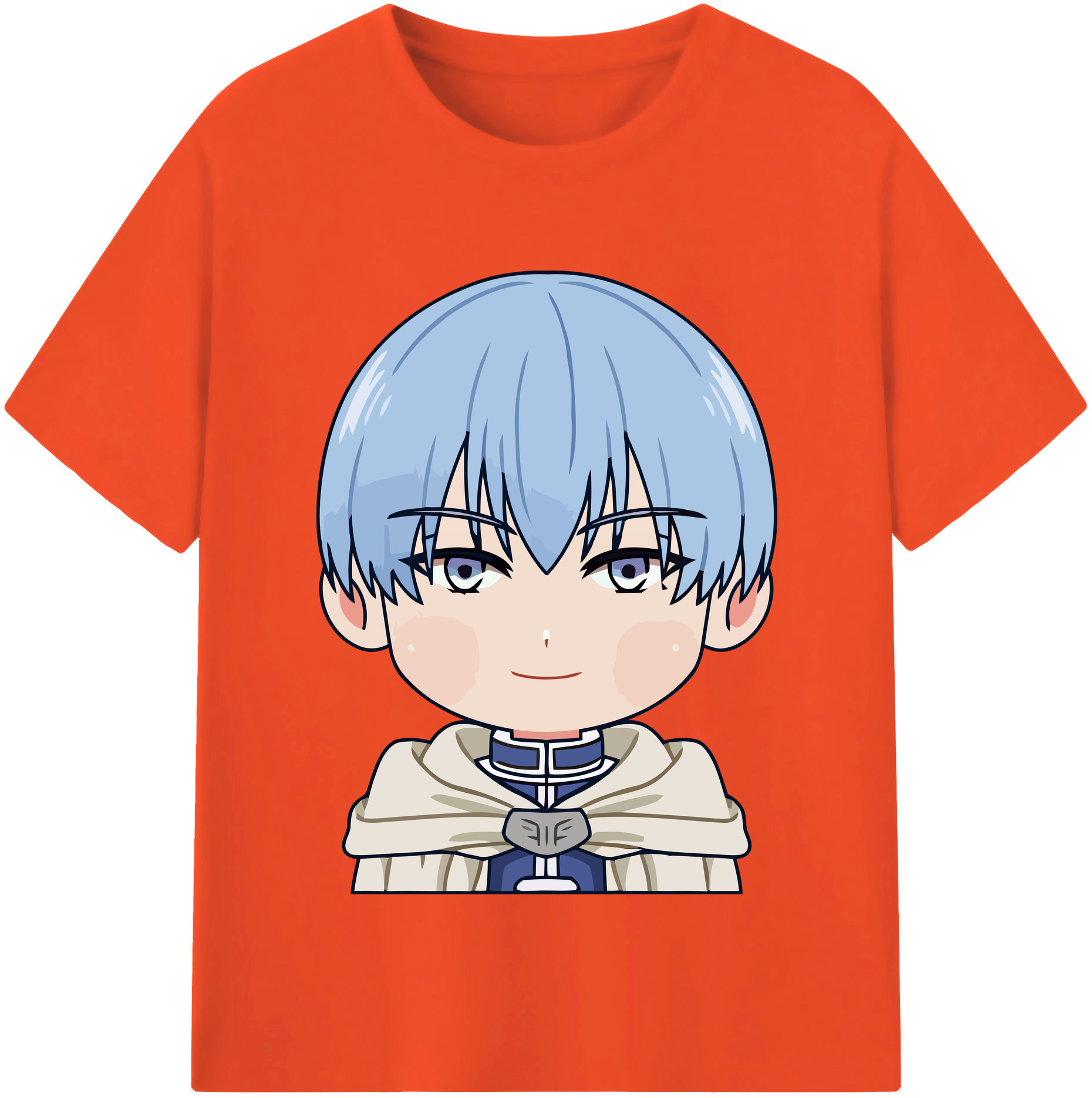 （画像用） 葬送のフリーレン Frieren 綿100％半袖Tシャツ（フロントプリント）