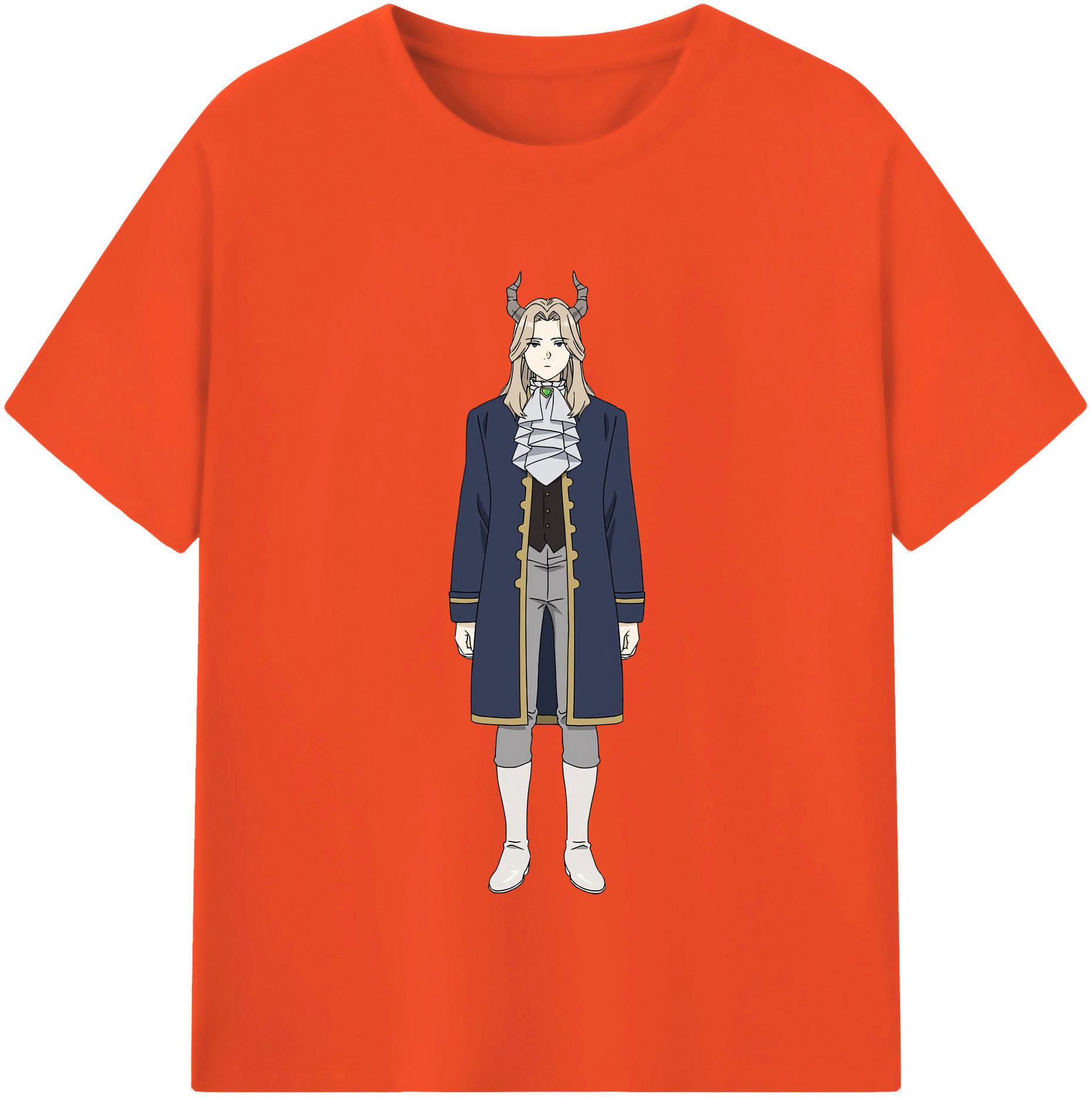 （画像用） 葬送のフリーレン Frieren 綿100％半袖Tシャツ（フロントプリント）