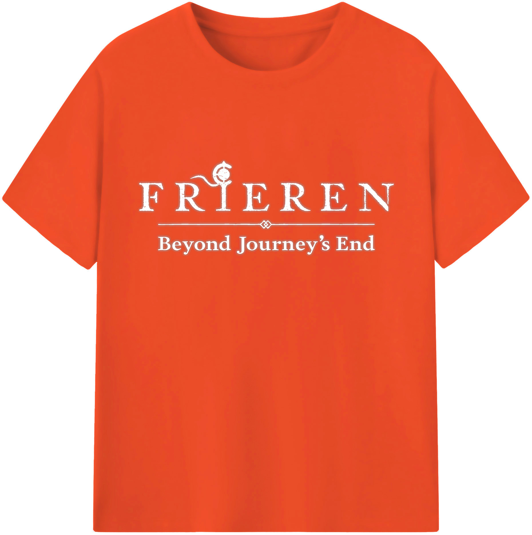 （画像用） 葬送のフリーレン Frieren 綿100％半袖Tシャツ（フロントプリント）