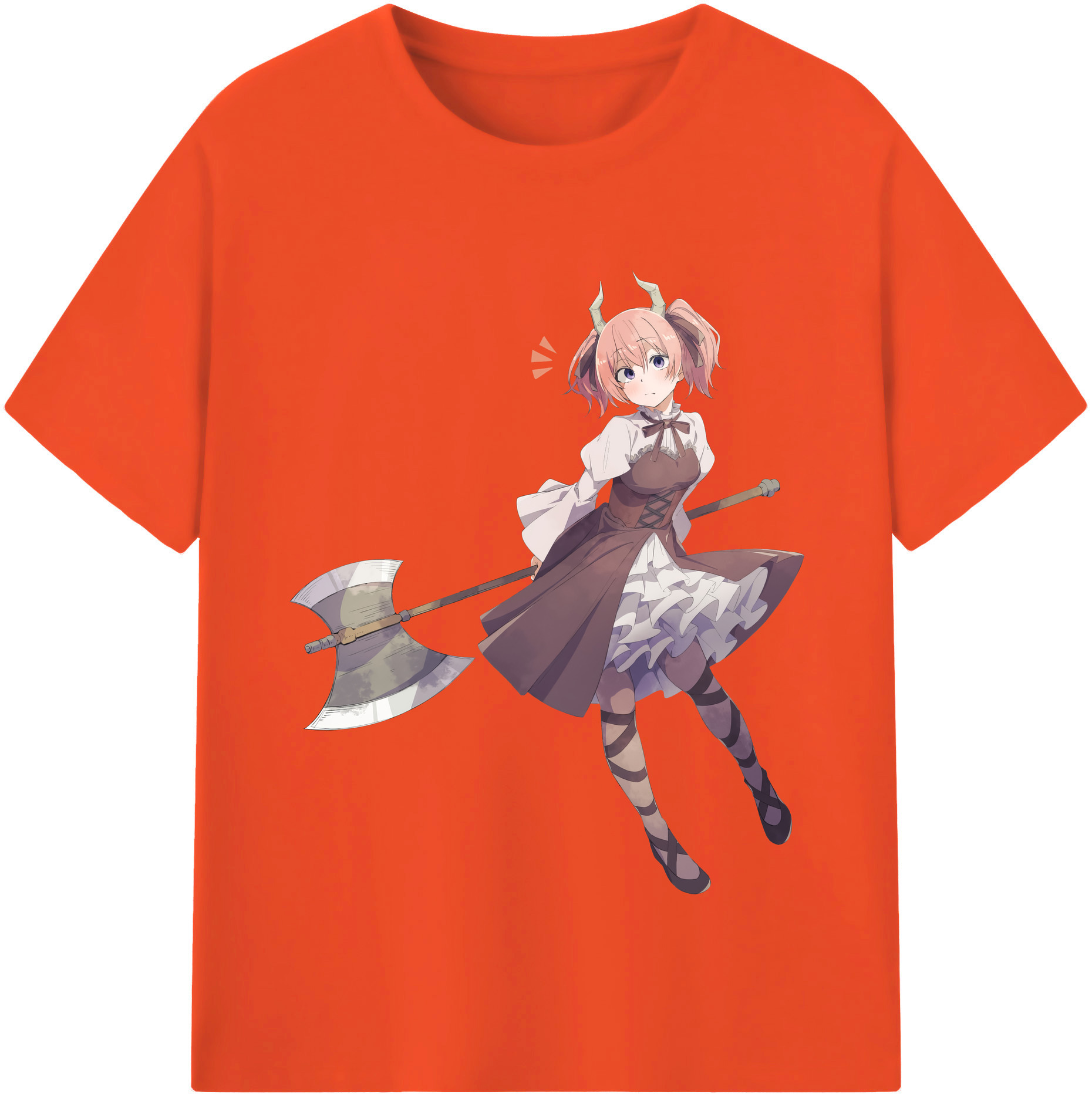 （画像用） 葬送のフリーレン Frieren 綿100％半袖Tシャツ（フロントプリント）