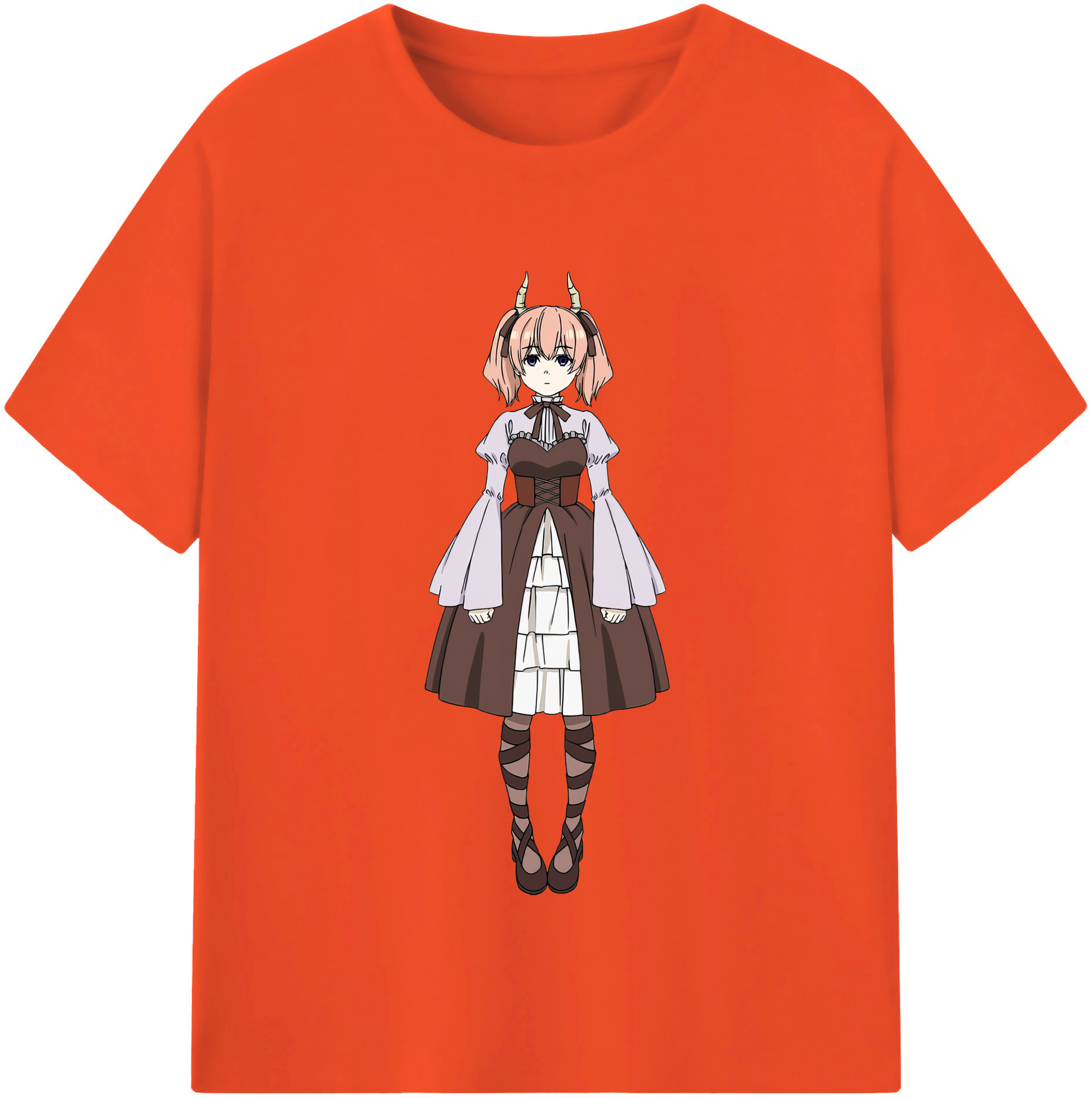 （画像用） 葬送のフリーレン Frieren 綿100％半袖Tシャツ（フロントプリント）