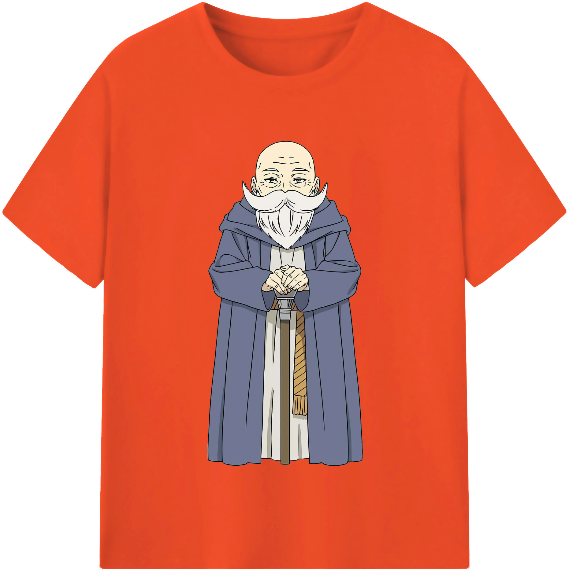 （画像用） 葬送のフリーレン Frieren 綿100％半袖Tシャツ（フロントプリント）