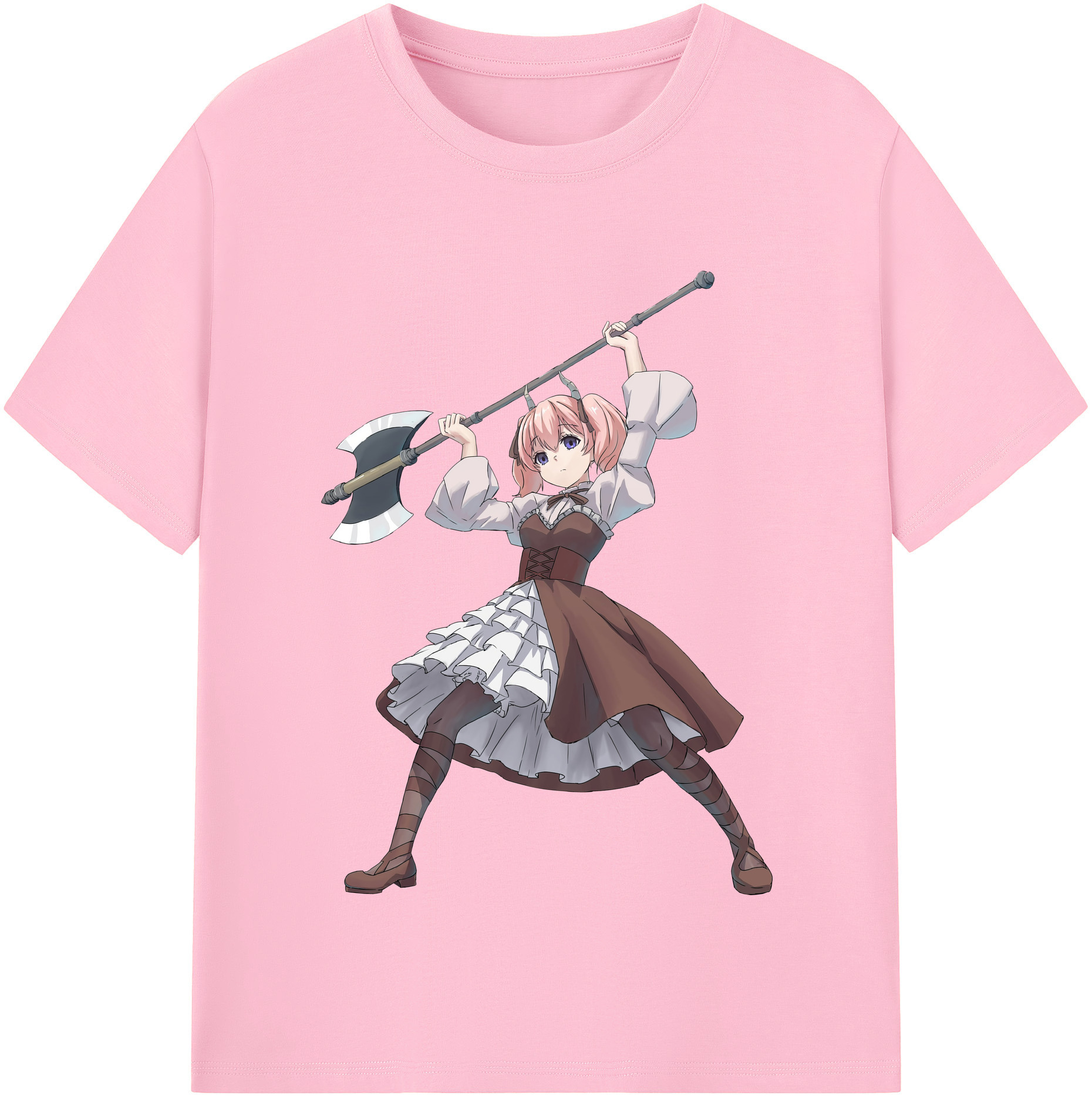 （画像用） 葬送のフリーレン Frieren 綿100％半袖Tシャツ（フロントプリント）