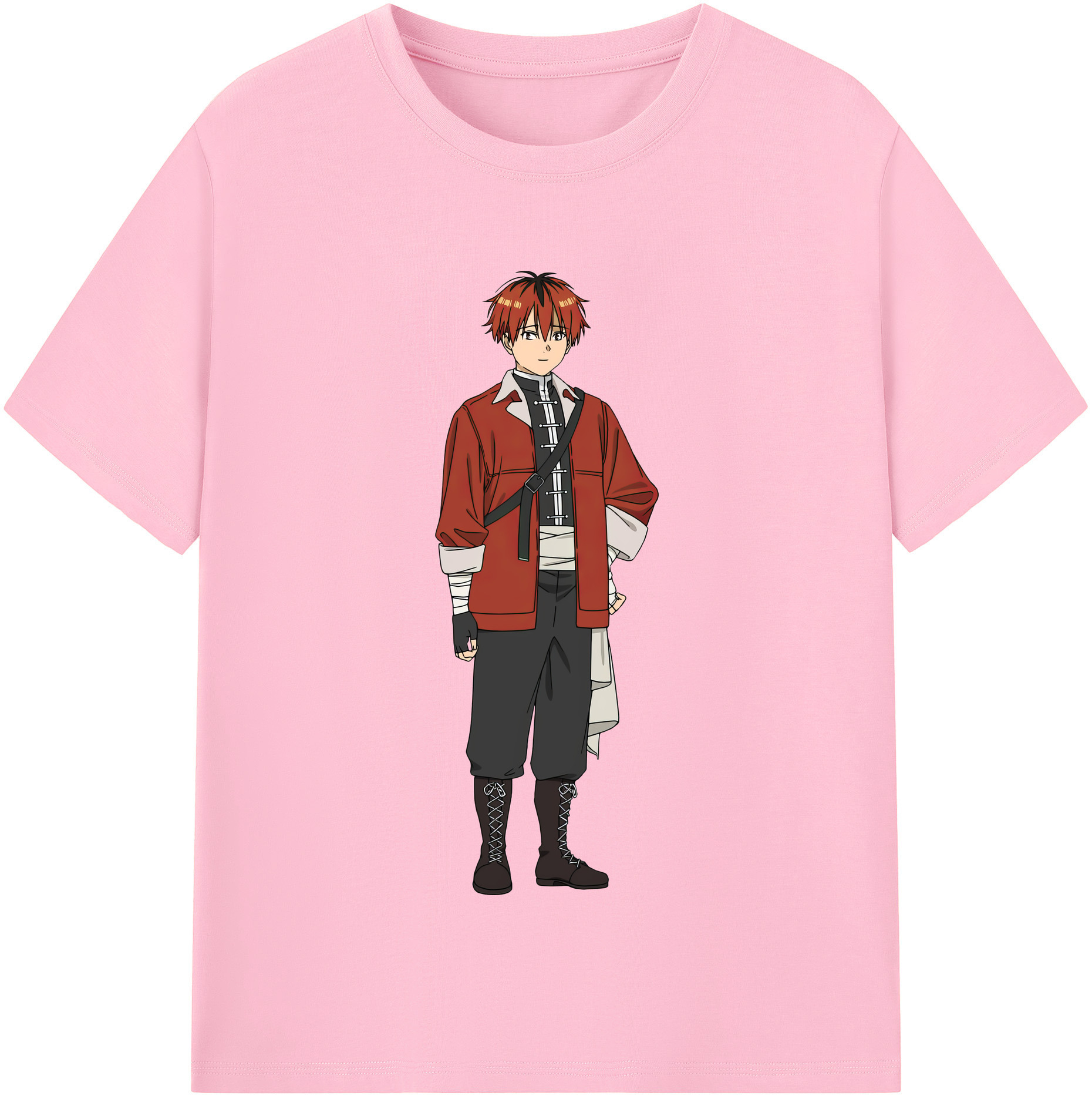（画像用） 葬送のフリーレン Frieren 綿100％半袖Tシャツ（フロントプリント）
