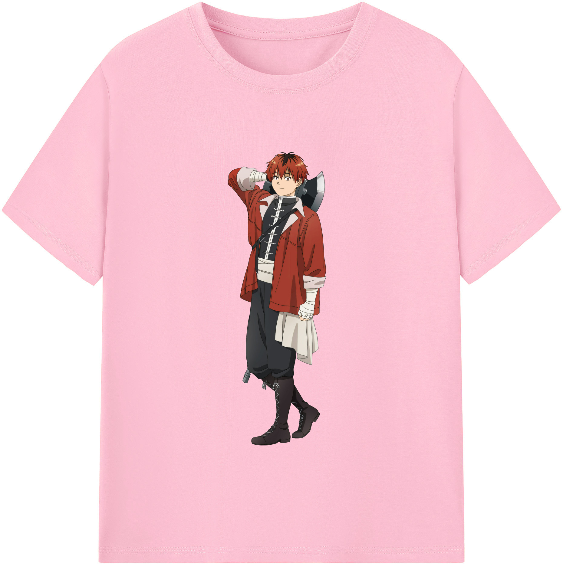 （画像用） 葬送のフリーレン Frieren 綿100％半袖Tシャツ（フロントプリント）