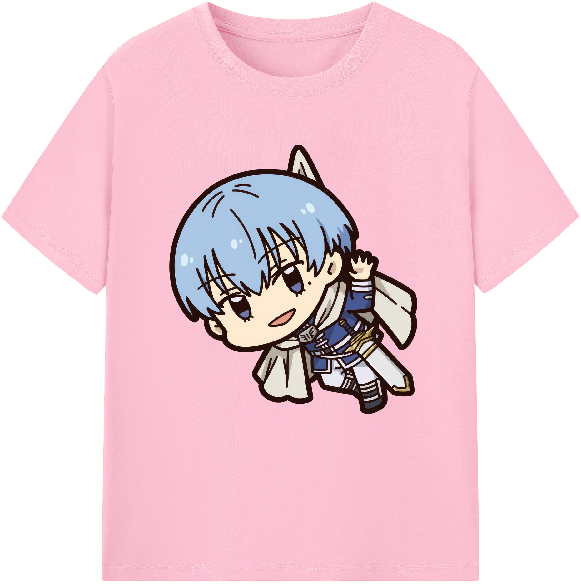 （画像用） 葬送のフリーレン Frieren 綿100％半袖Tシャツ（フロントプリント）