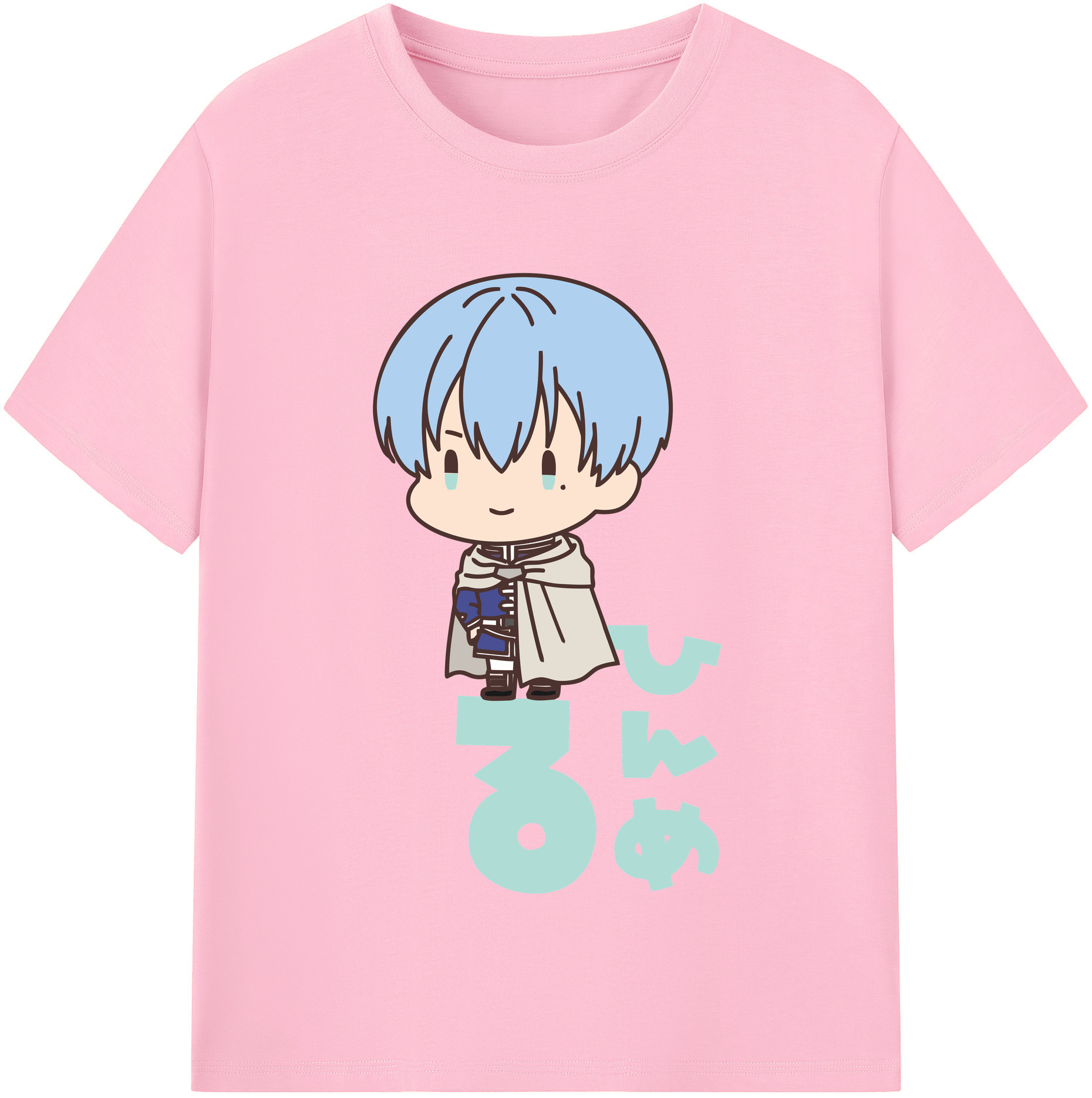 （画像用） 葬送のフリーレン Frieren 綿100％半袖Tシャツ（フロントプリント）