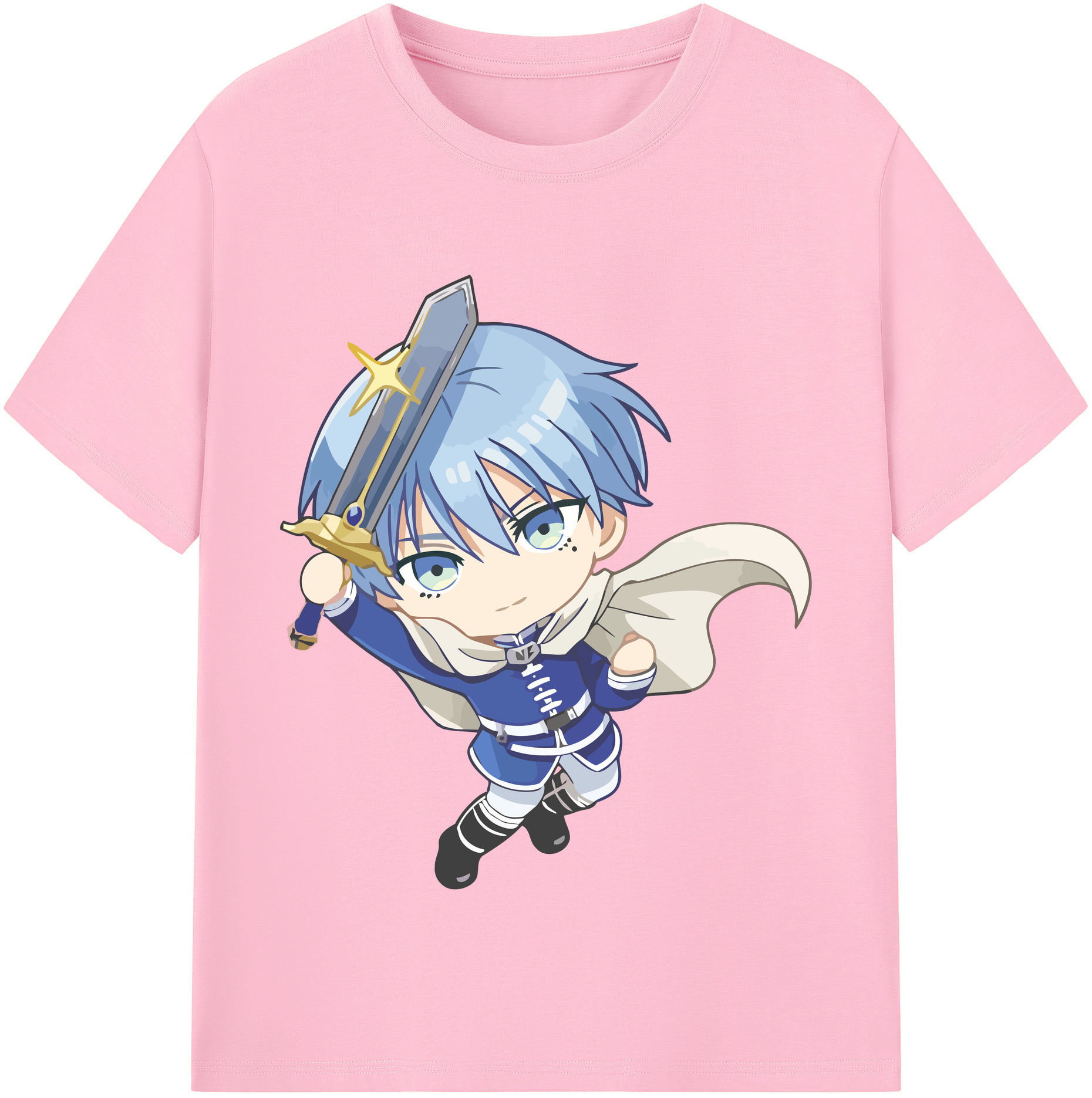 （画像用） 葬送のフリーレン Frieren 綿100％半袖Tシャツ（フロントプリント）