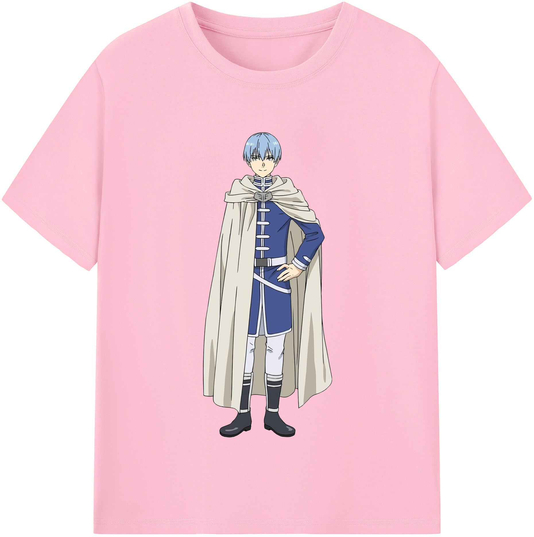 （画像用） 葬送のフリーレン Frieren 綿100％半袖Tシャツ（フロントプリント）