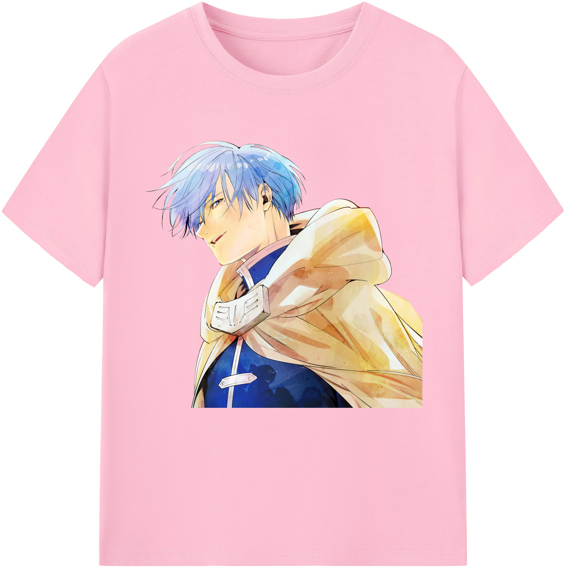 （画像用） 葬送のフリーレン Frieren 綿100％半袖Tシャツ（フロントプリント）