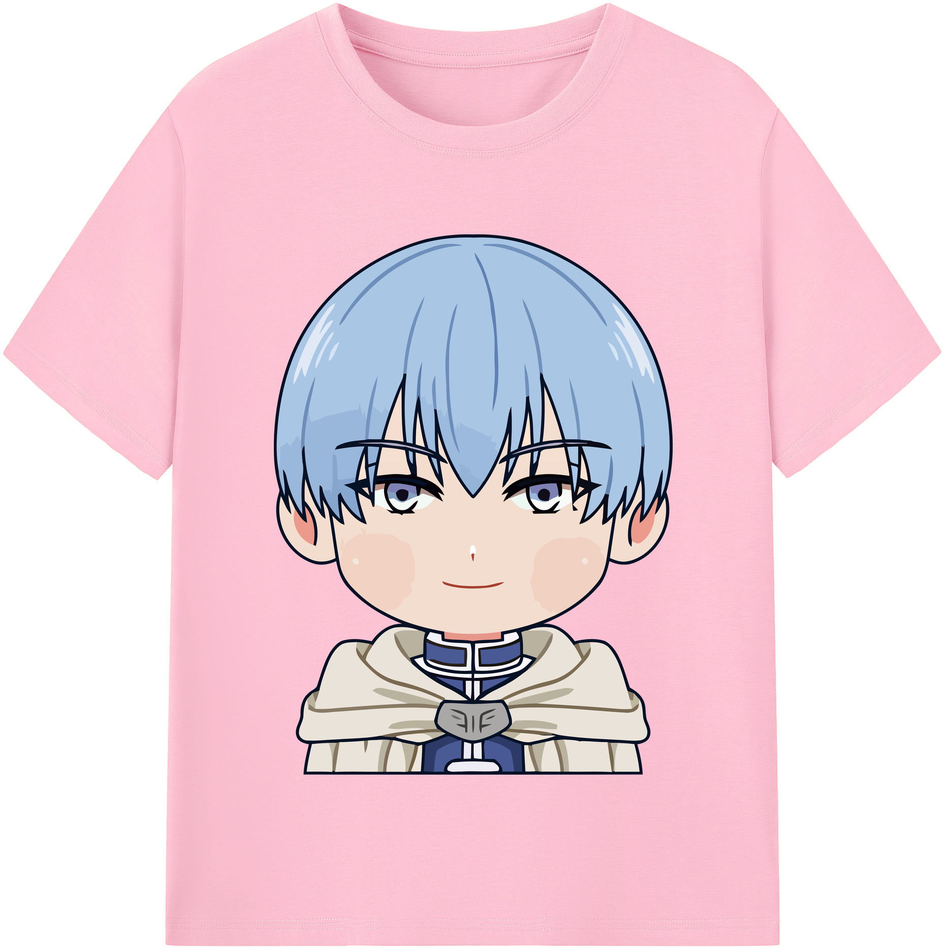 （画像用） 葬送のフリーレン Frieren 綿100％半袖Tシャツ（フロントプリント）