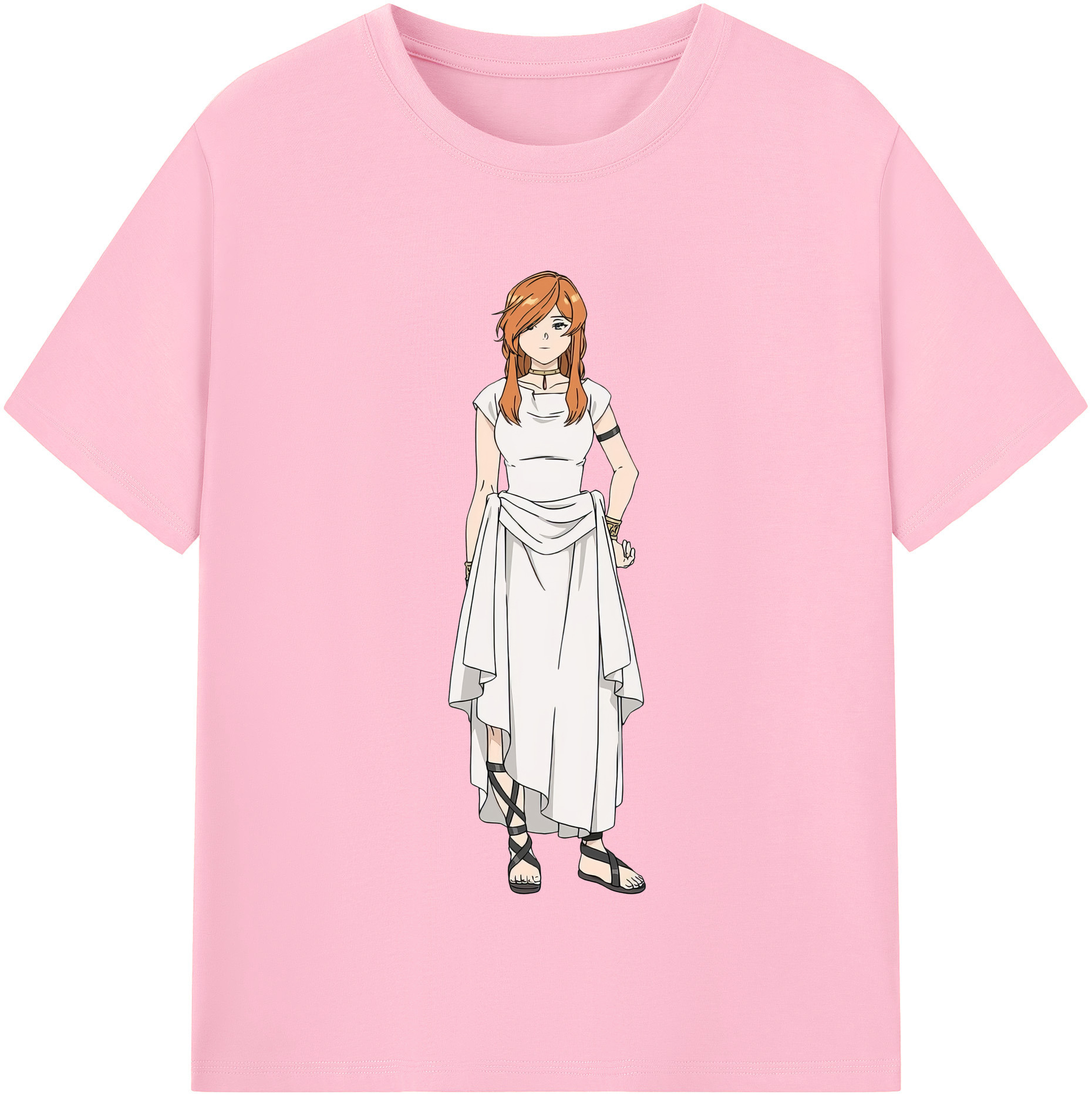 （画像用） 葬送のフリーレン Frieren 綿100％半袖Tシャツ（フロントプリント）