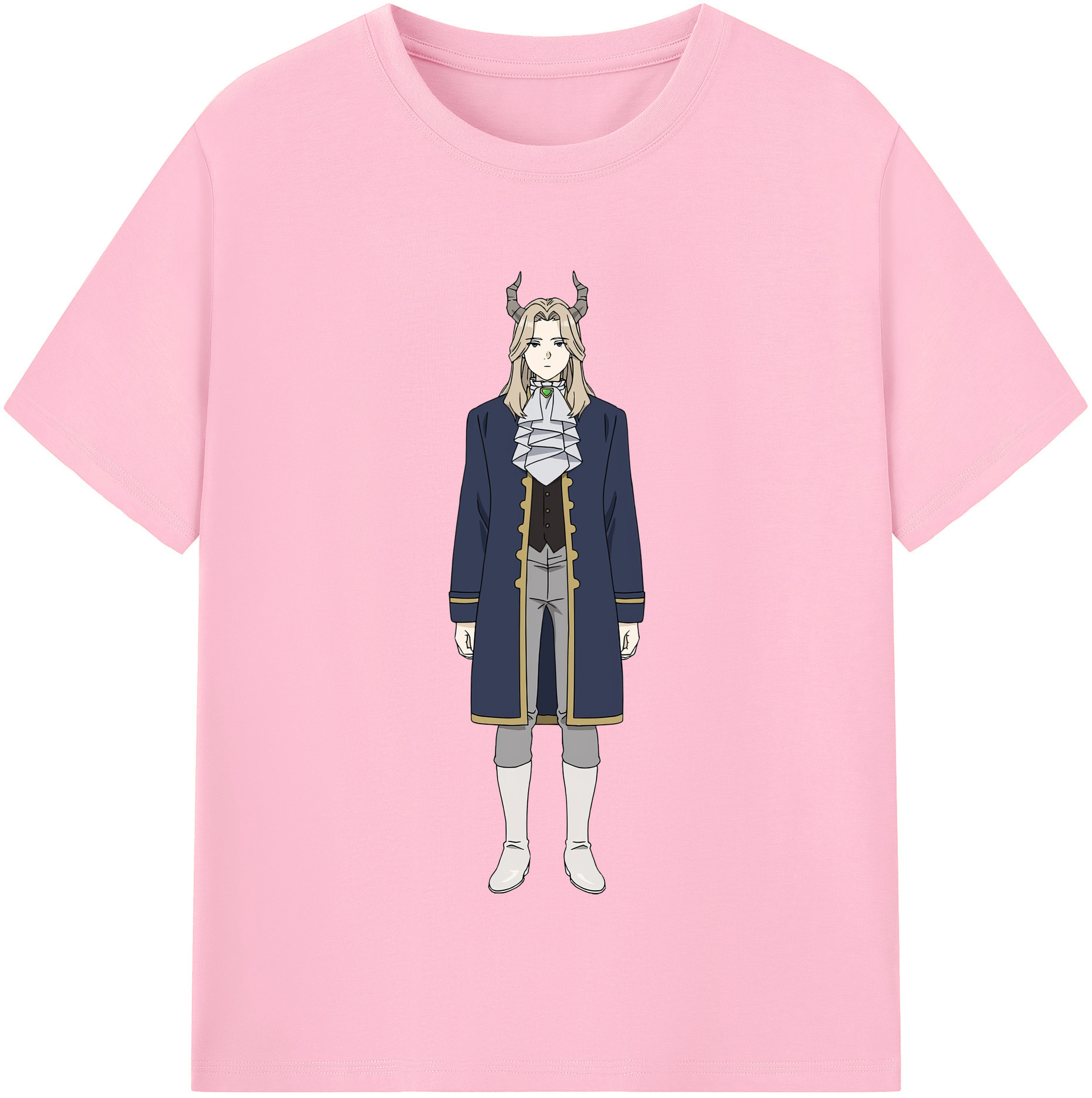 （画像用） 葬送のフリーレン Frieren 綿100％半袖Tシャツ（フロントプリント）