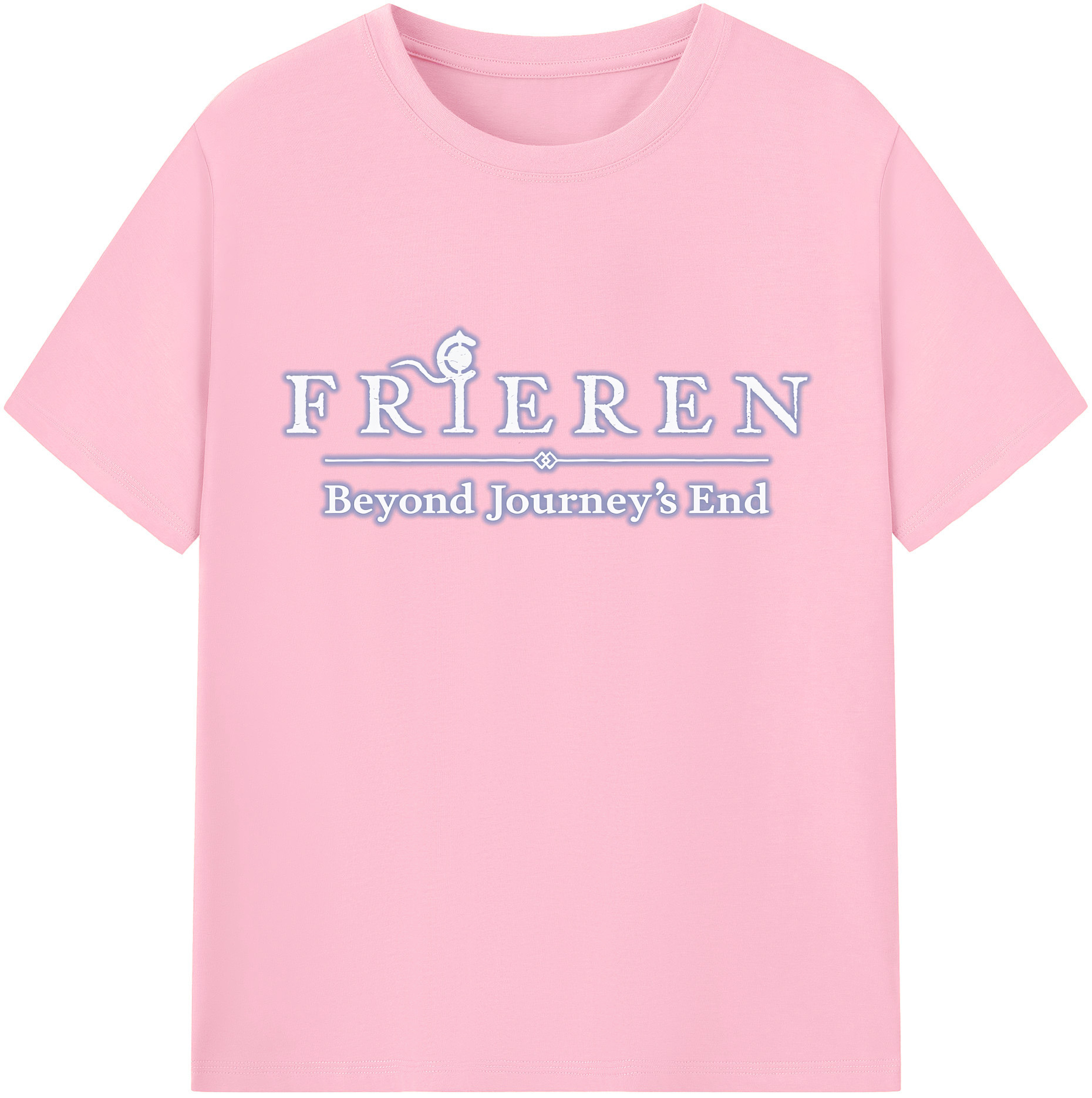 （画像用） 葬送のフリーレン Frieren 綿100％半袖Tシャツ（フロントプリント）