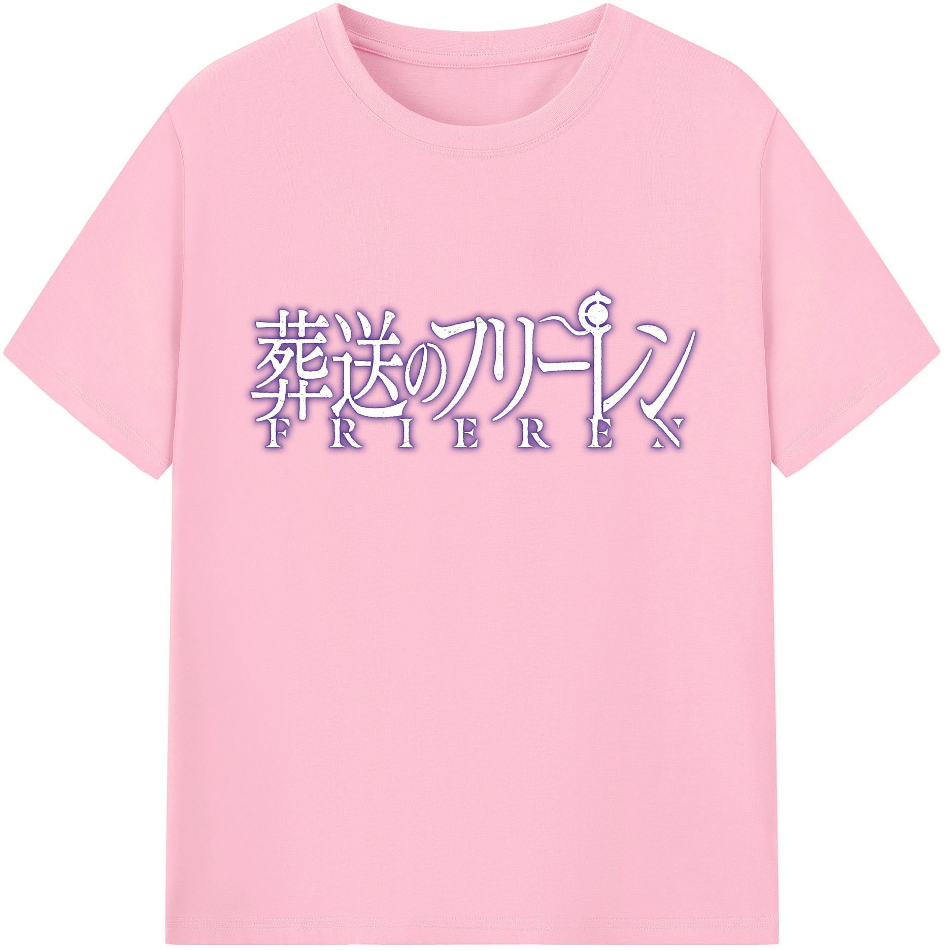 （画像用） 葬送のフリーレン Frieren 綿100％半袖Tシャツ（フロントプリント）