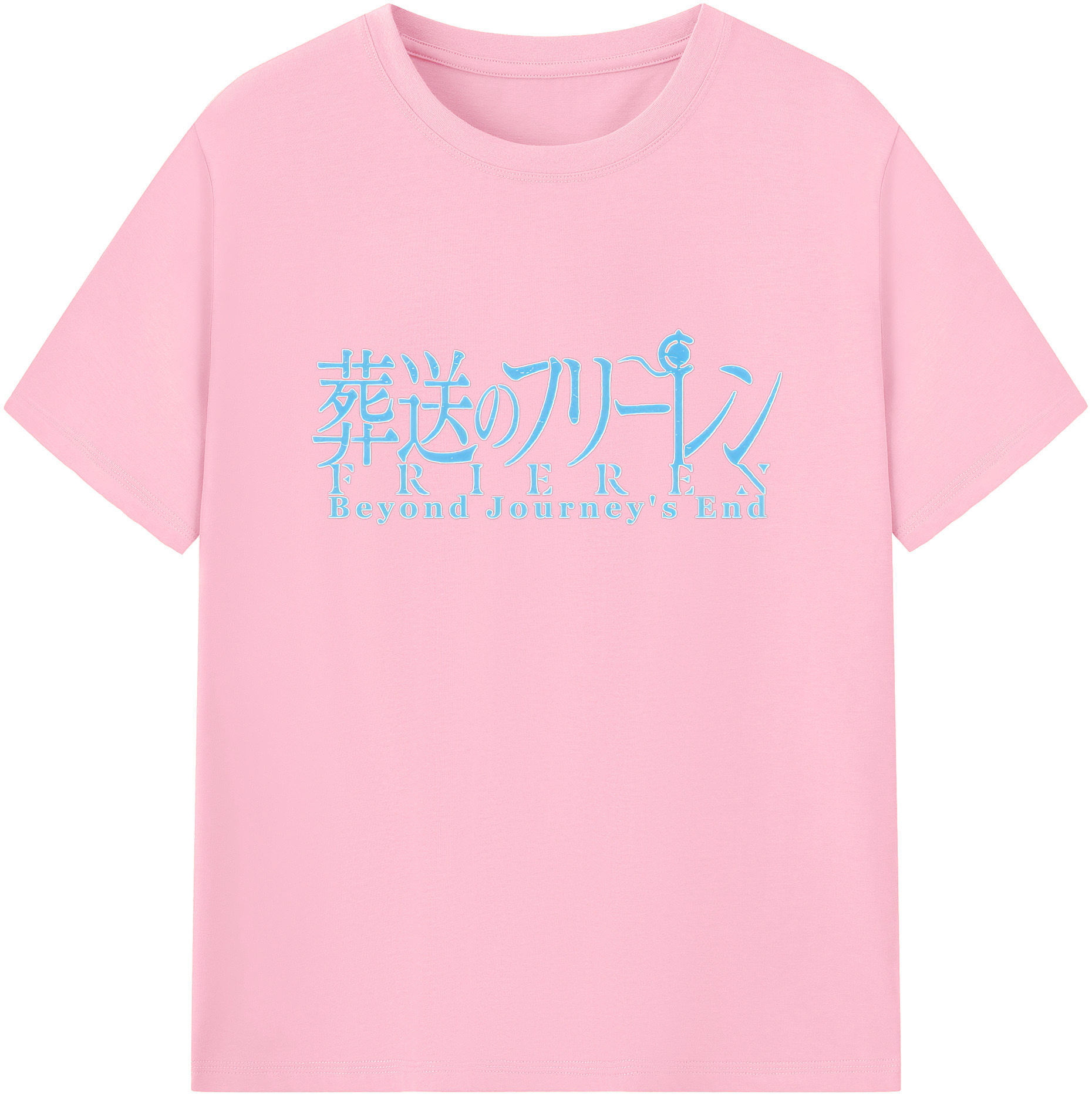 （画像用） 葬送のフリーレン Frieren 綿100％半袖Tシャツ（フロントプリント）
