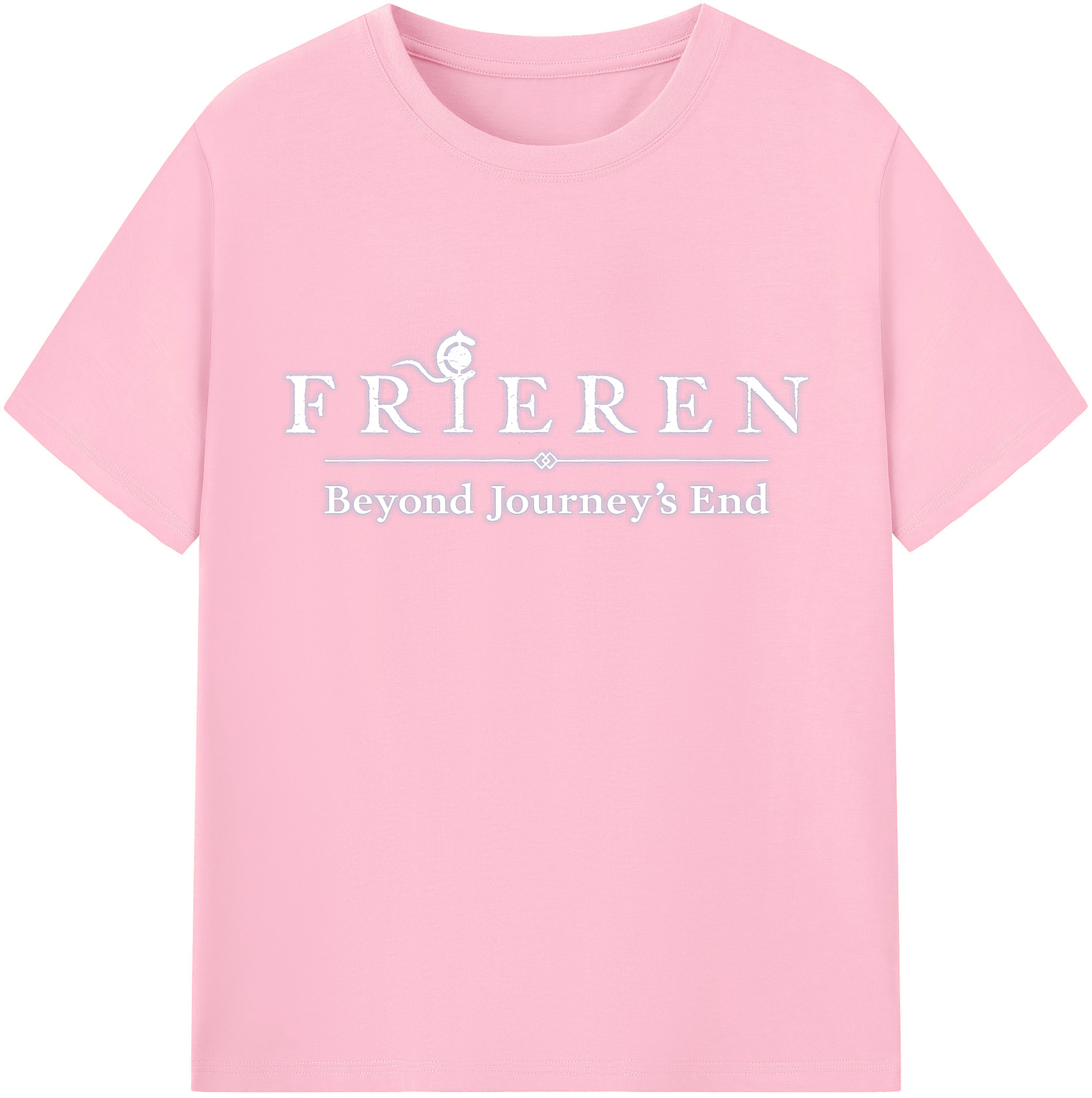 （画像用） 葬送のフリーレン Frieren 綿100％半袖Tシャツ（フロントプリント）