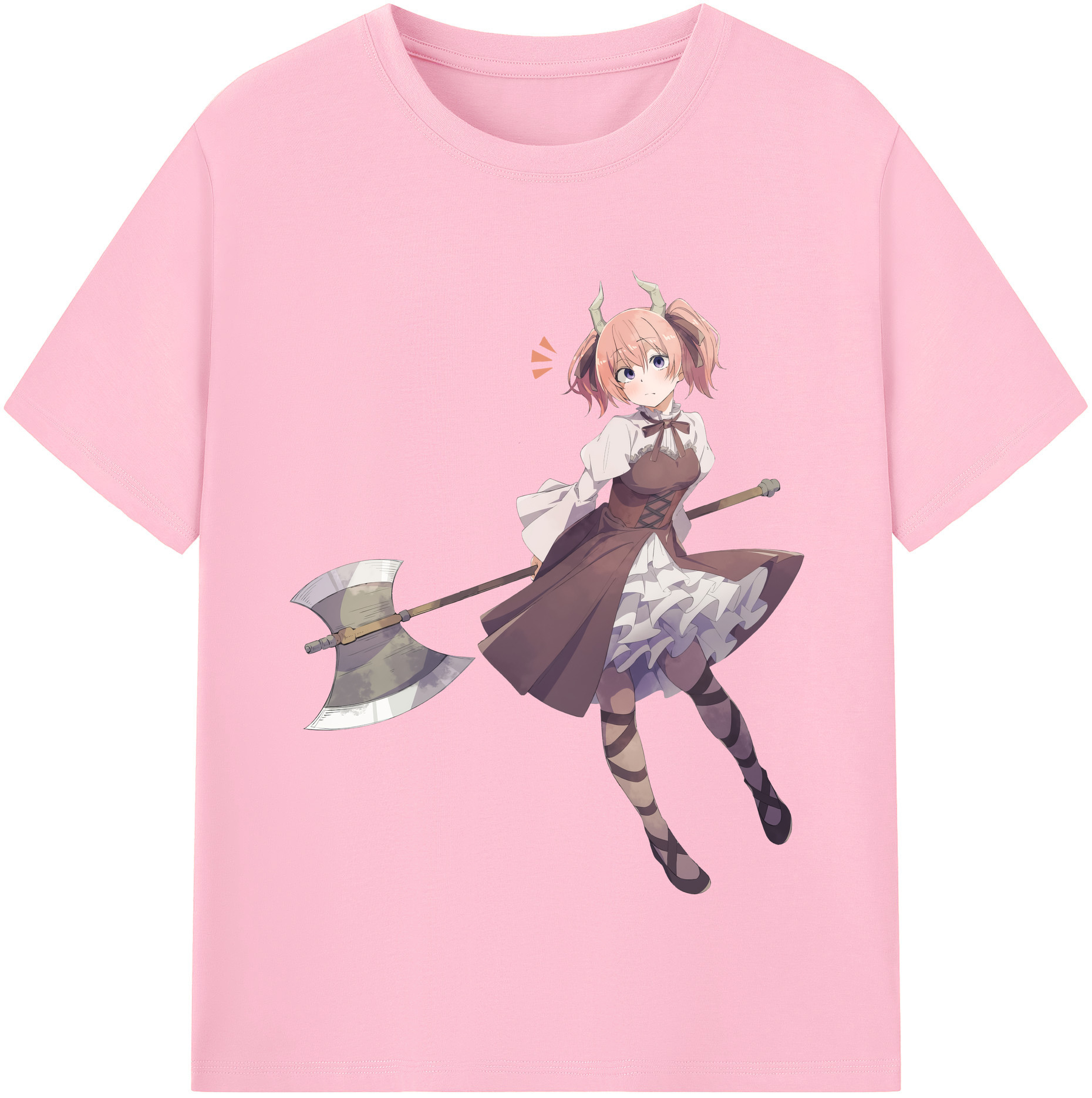 （画像用） 葬送のフリーレン Frieren 綿100％半袖Tシャツ（フロントプリント）