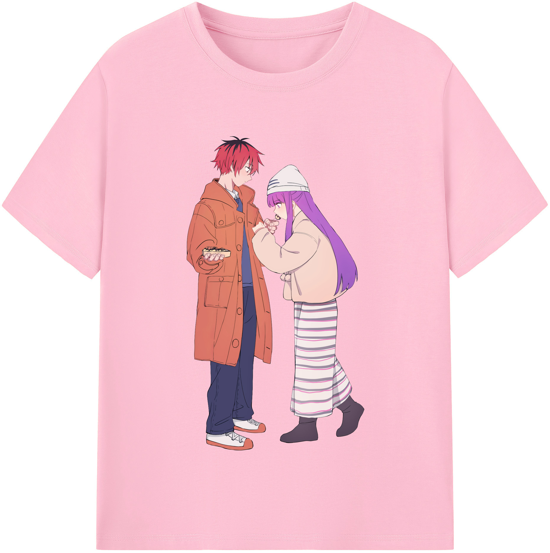 （画像用） 葬送のフリーレン Frieren 綿100％半袖Tシャツ（フロントプリント）