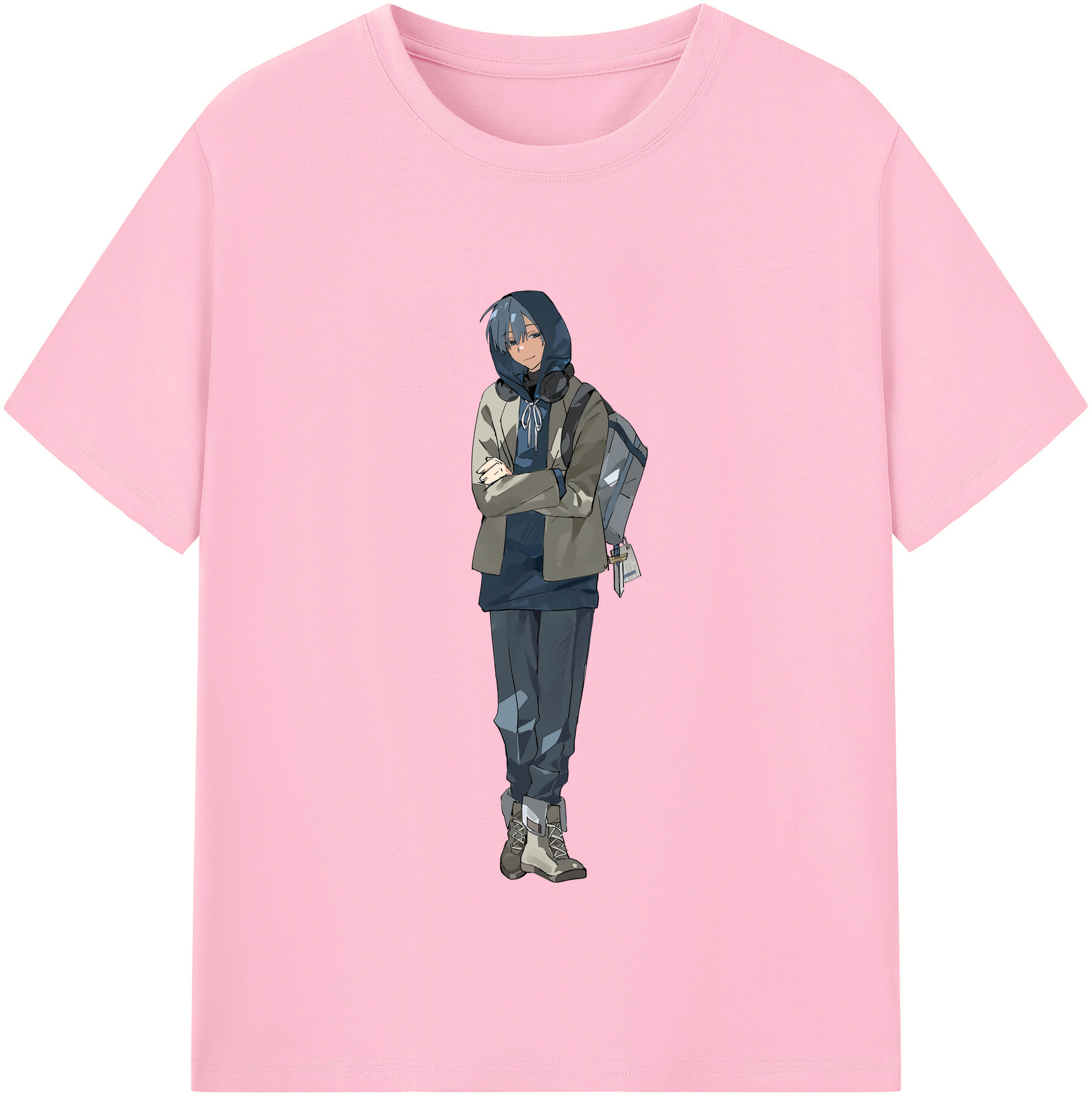 （画像用） 葬送のフリーレン Frieren 綿100％半袖Tシャツ（フロントプリント）