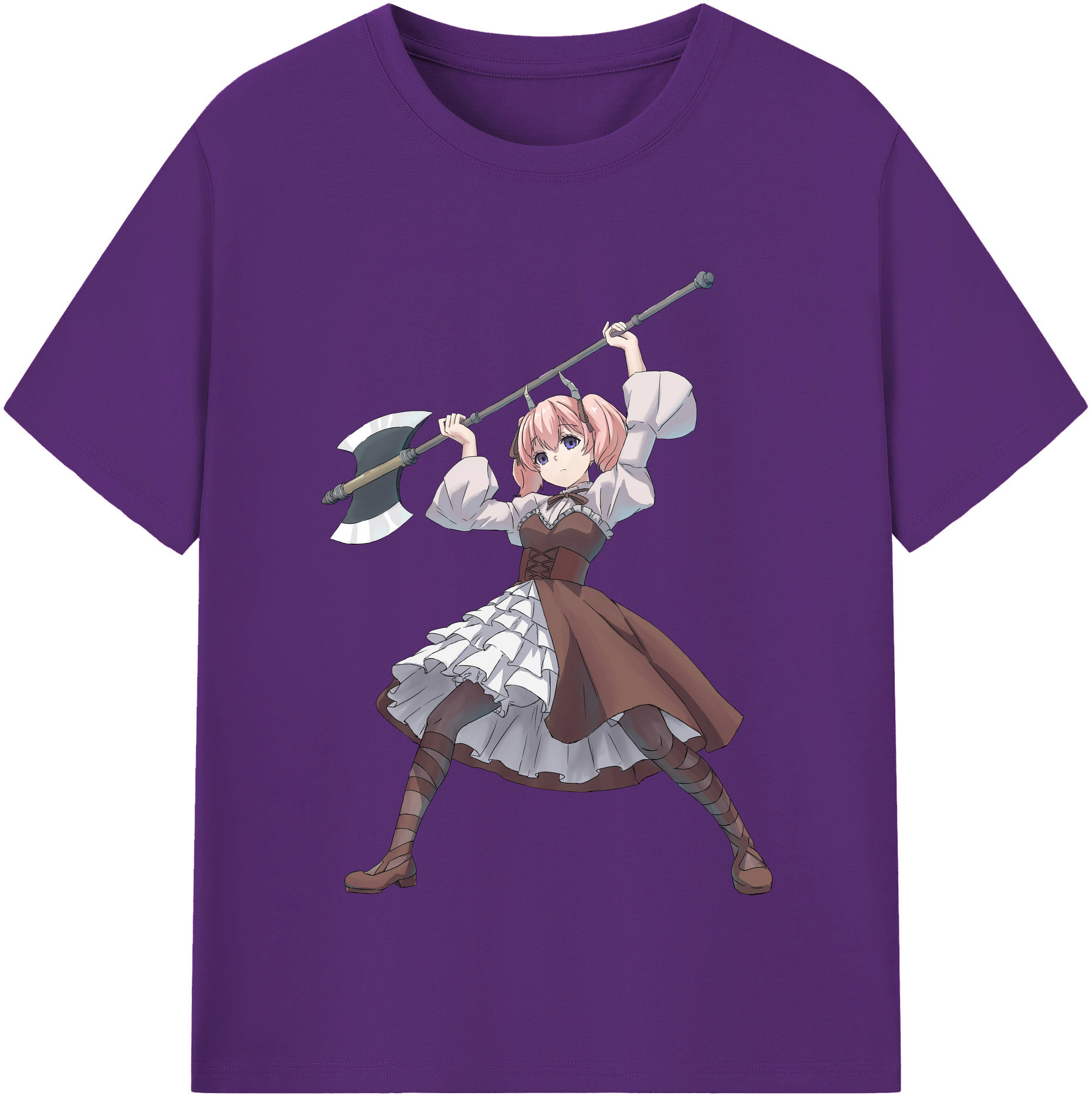 （画像用） 葬送のフリーレン Frieren 綿100％半袖Tシャツ（フロントプリント）