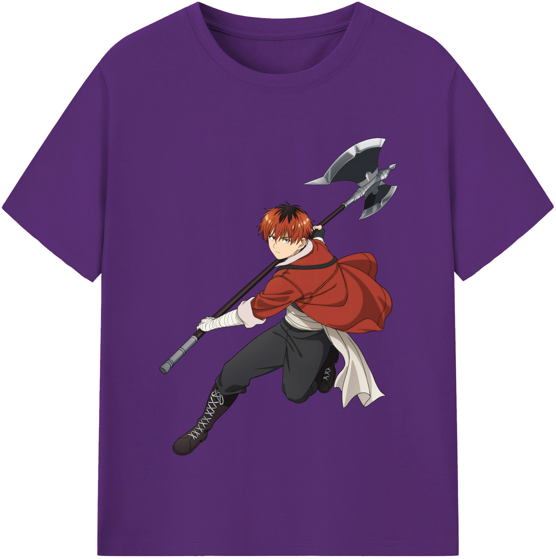 （画像用） 葬送のフリーレン Frieren 綿100％半袖Tシャツ（フロントプリント）