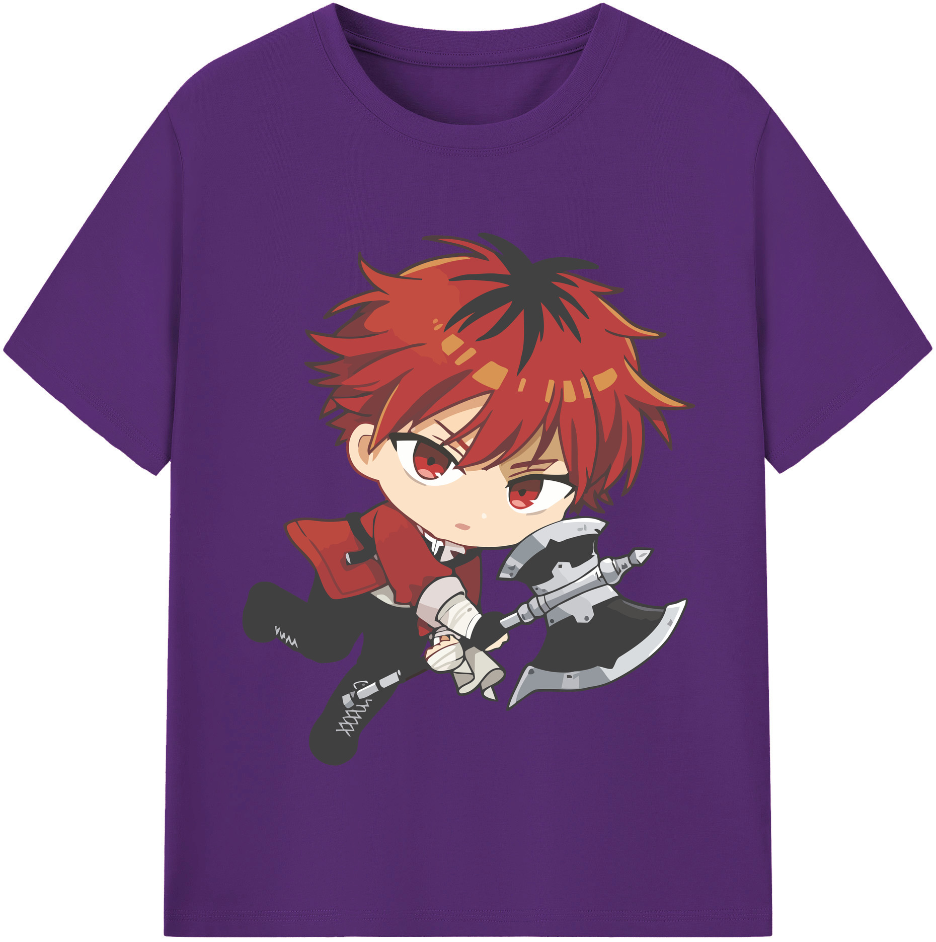 （画像用） 葬送のフリーレン Frieren 綿100％半袖Tシャツ（フロントプリント）