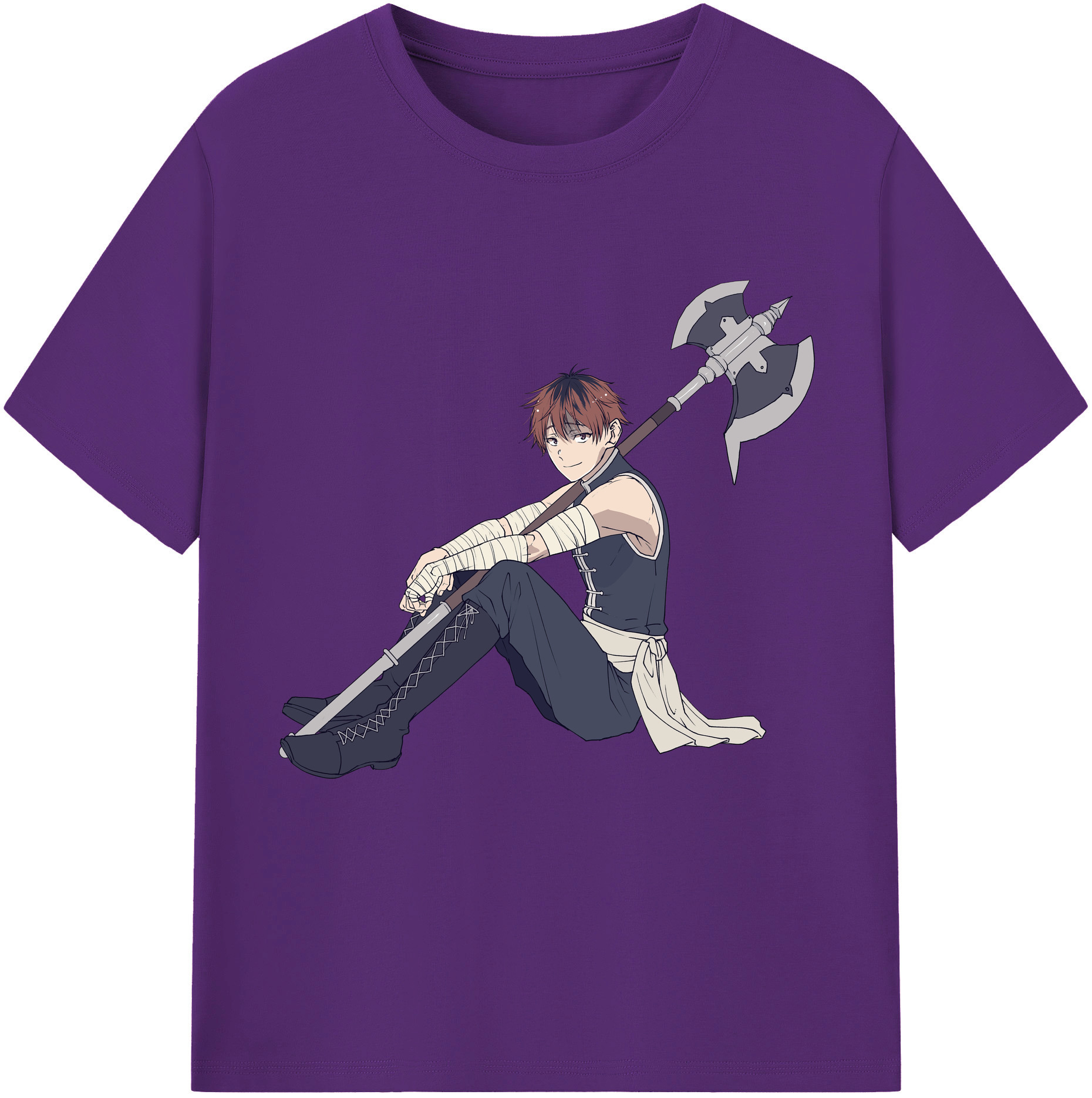 （画像用） 葬送のフリーレン Frieren 綿100％半袖Tシャツ（フロントプリント）