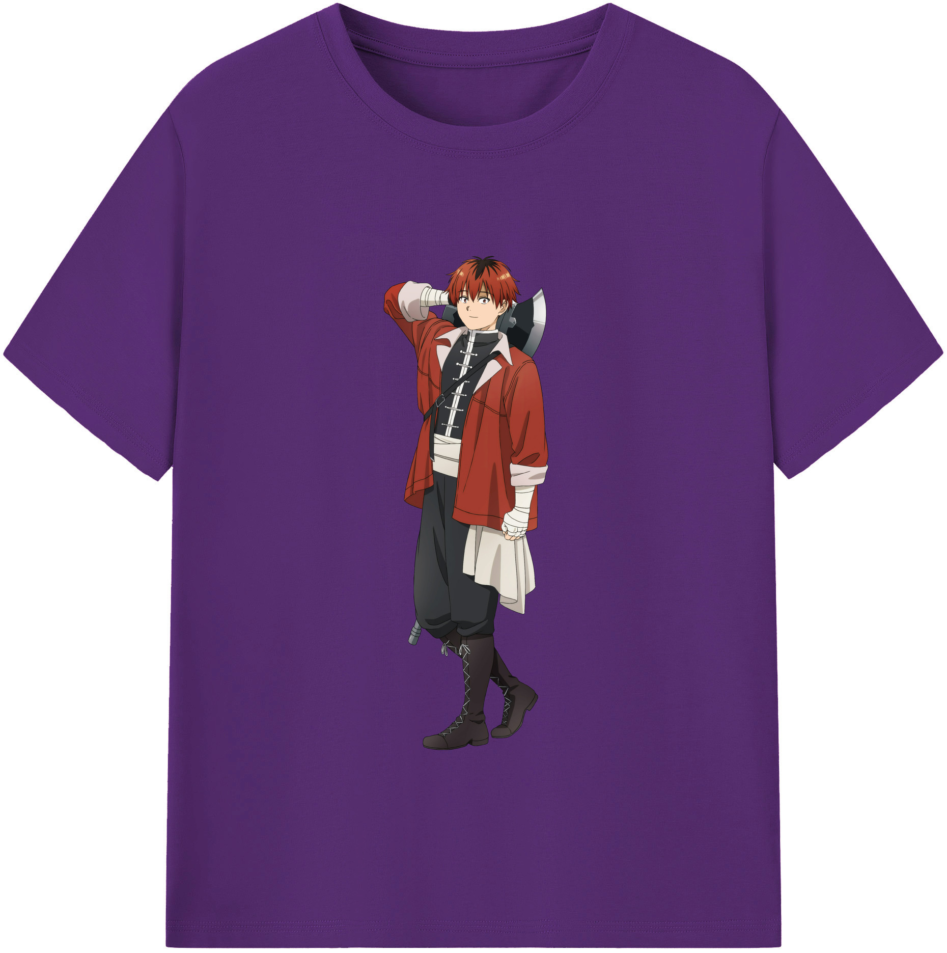 （画像用） 葬送のフリーレン Frieren 綿100％半袖Tシャツ（フロントプリント）