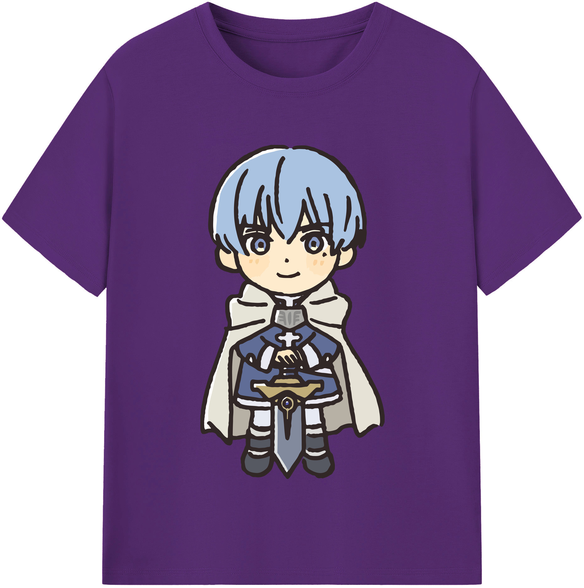 （画像用） 葬送のフリーレン Frieren 綿100％半袖Tシャツ（フロントプリント）