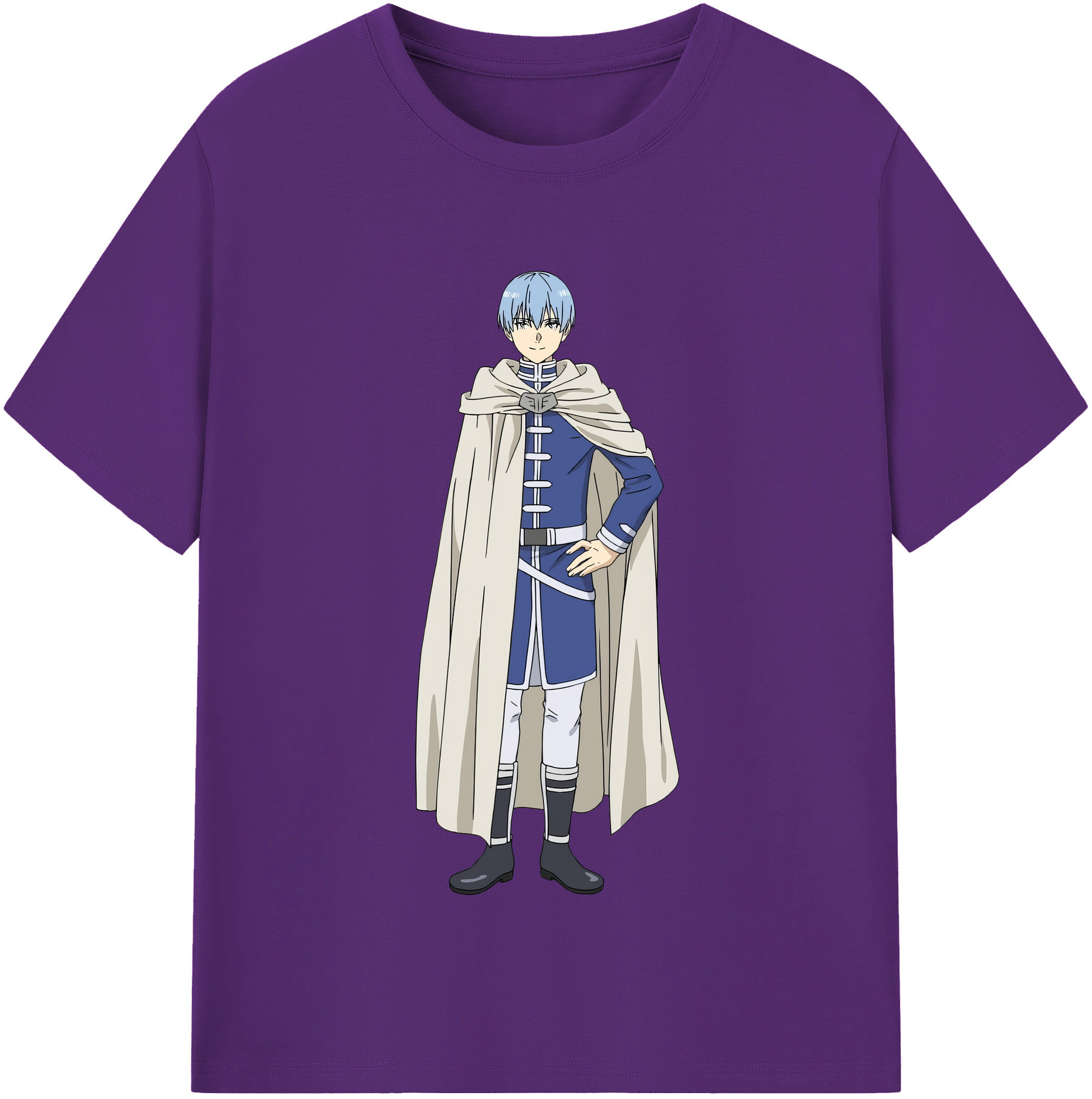 （画像用） 葬送のフリーレン Frieren 綿100％半袖Tシャツ（フロントプリント）