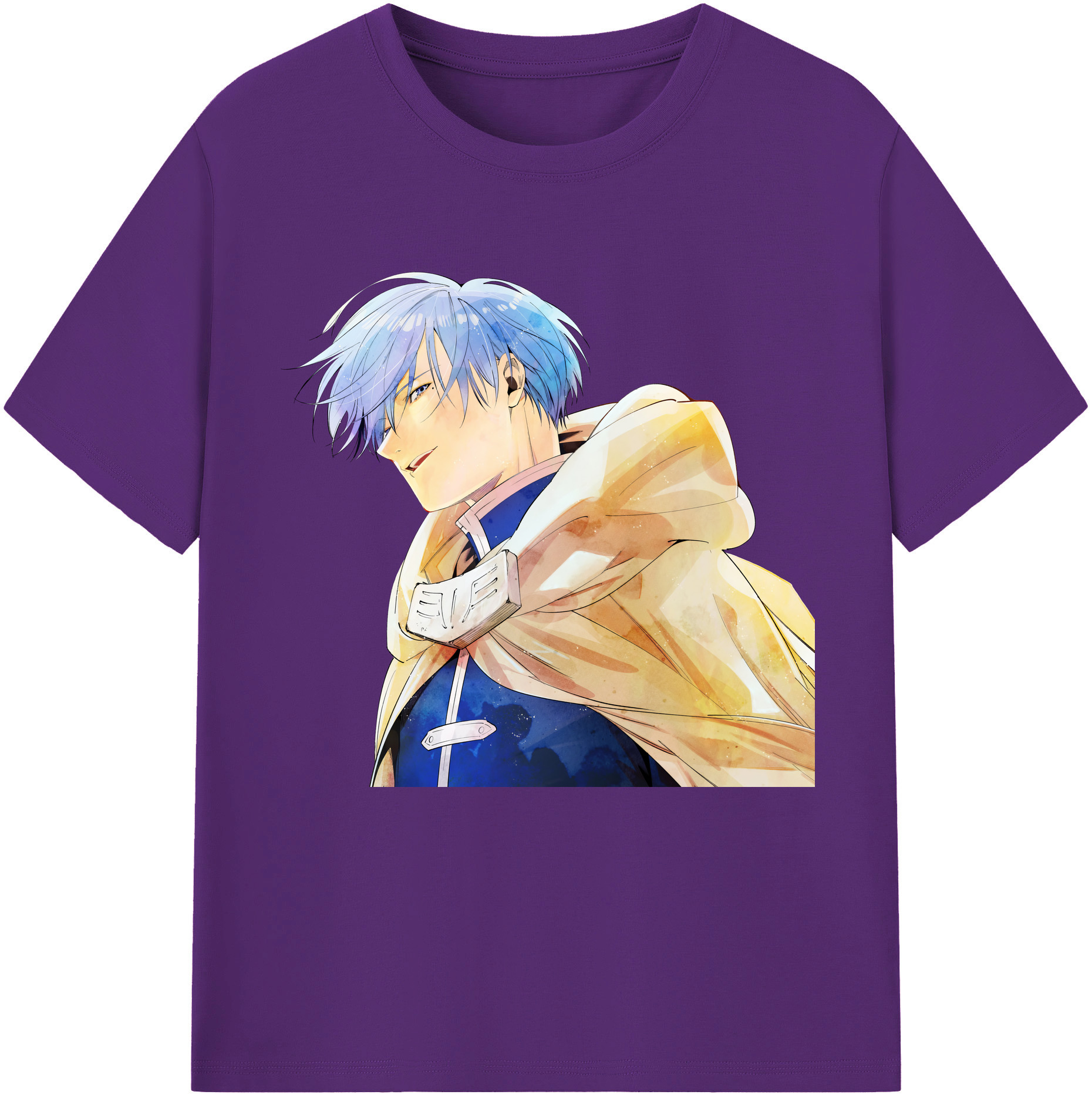 （画像用） 葬送のフリーレン Frieren 綿100％半袖Tシャツ（フロントプリント）