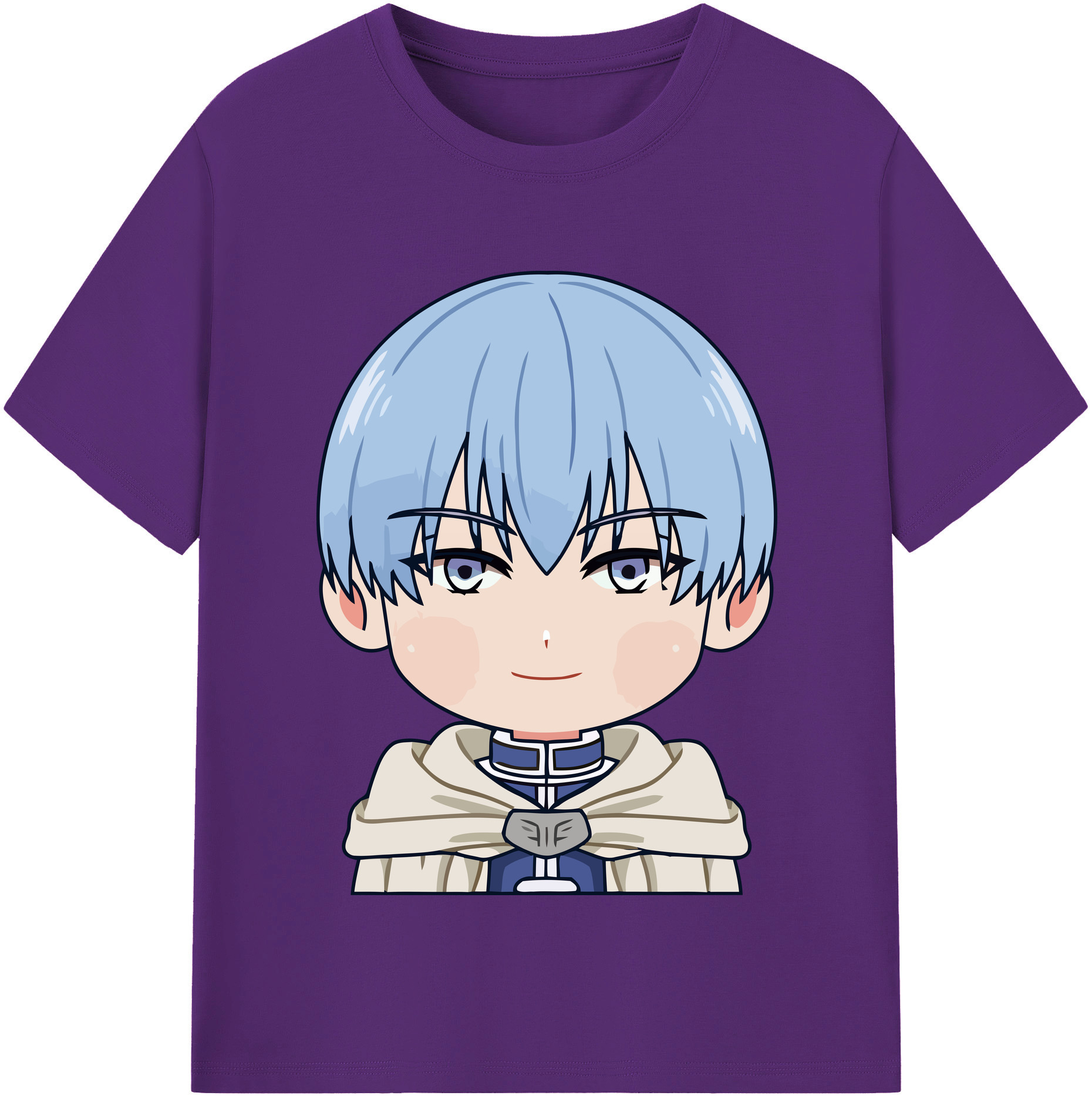（画像用） 葬送のフリーレン Frieren 綿100％半袖Tシャツ（フロントプリント）