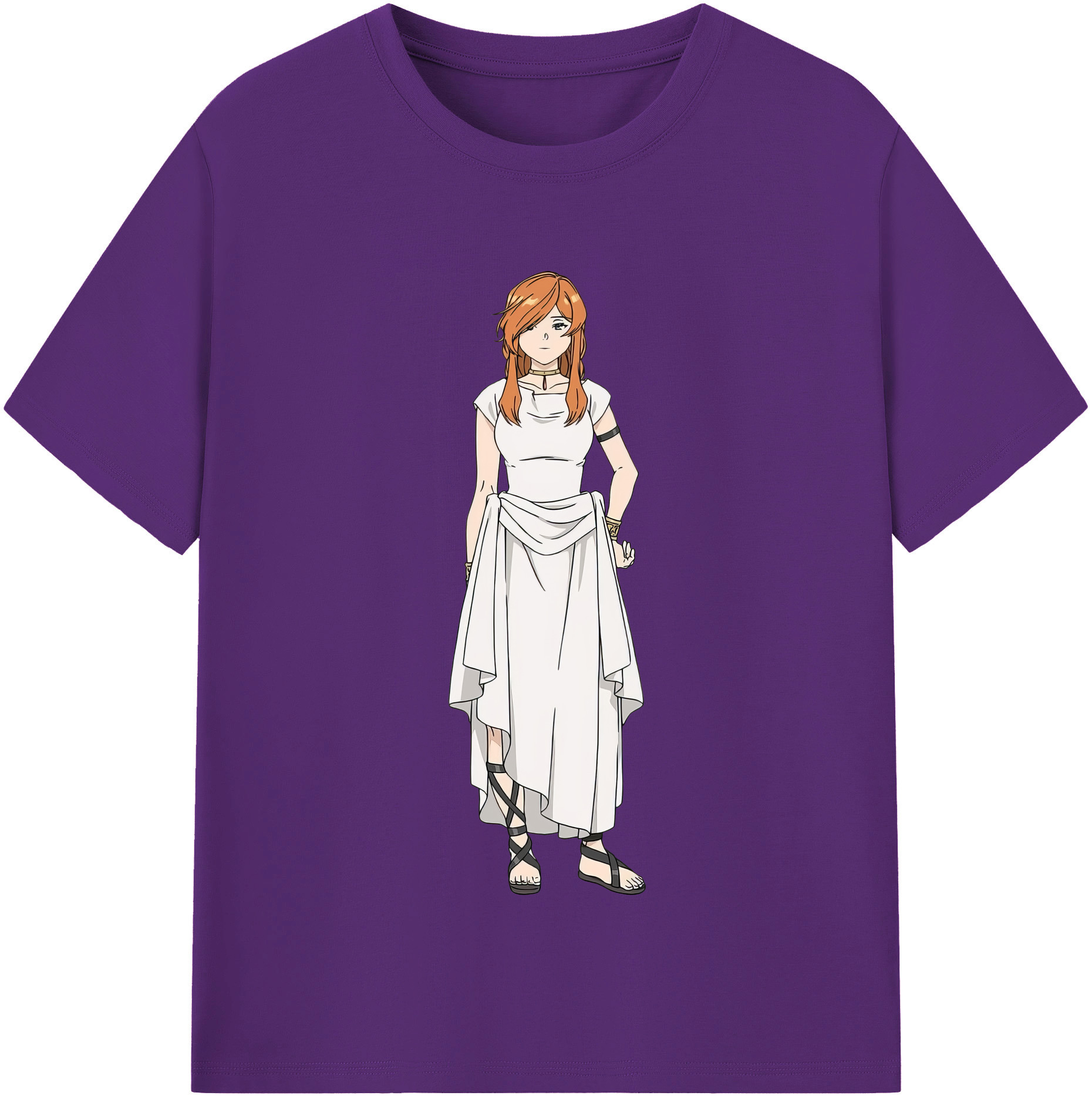 （画像用） 葬送のフリーレン Frieren 綿100％半袖Tシャツ（フロントプリント）