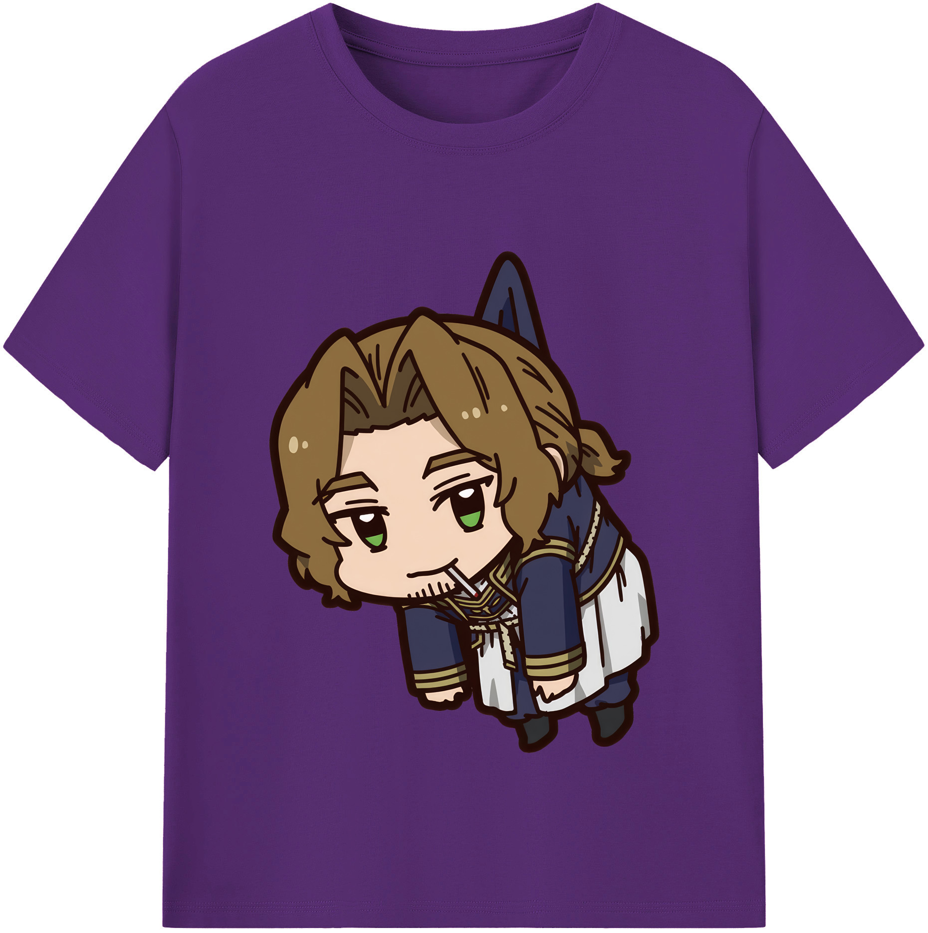 （画像用） 葬送のフリーレン Frieren 綿100％半袖Tシャツ（フロントプリント）