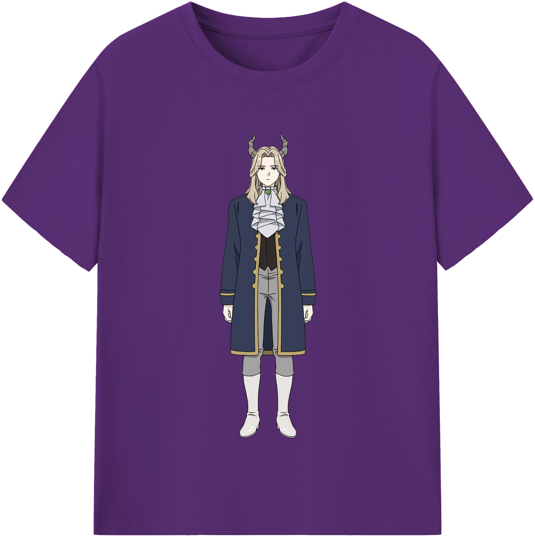 （画像用） 葬送のフリーレン Frieren 綿100％半袖Tシャツ（フロントプリント）