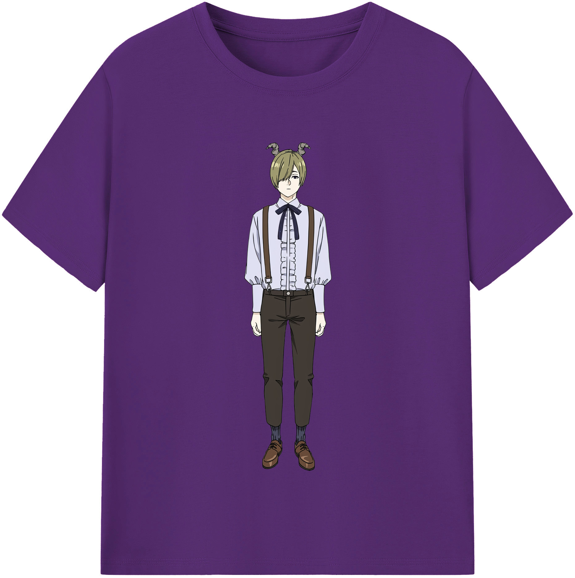 （画像用） 葬送のフリーレン Frieren 綿100％半袖Tシャツ（フロントプリント）