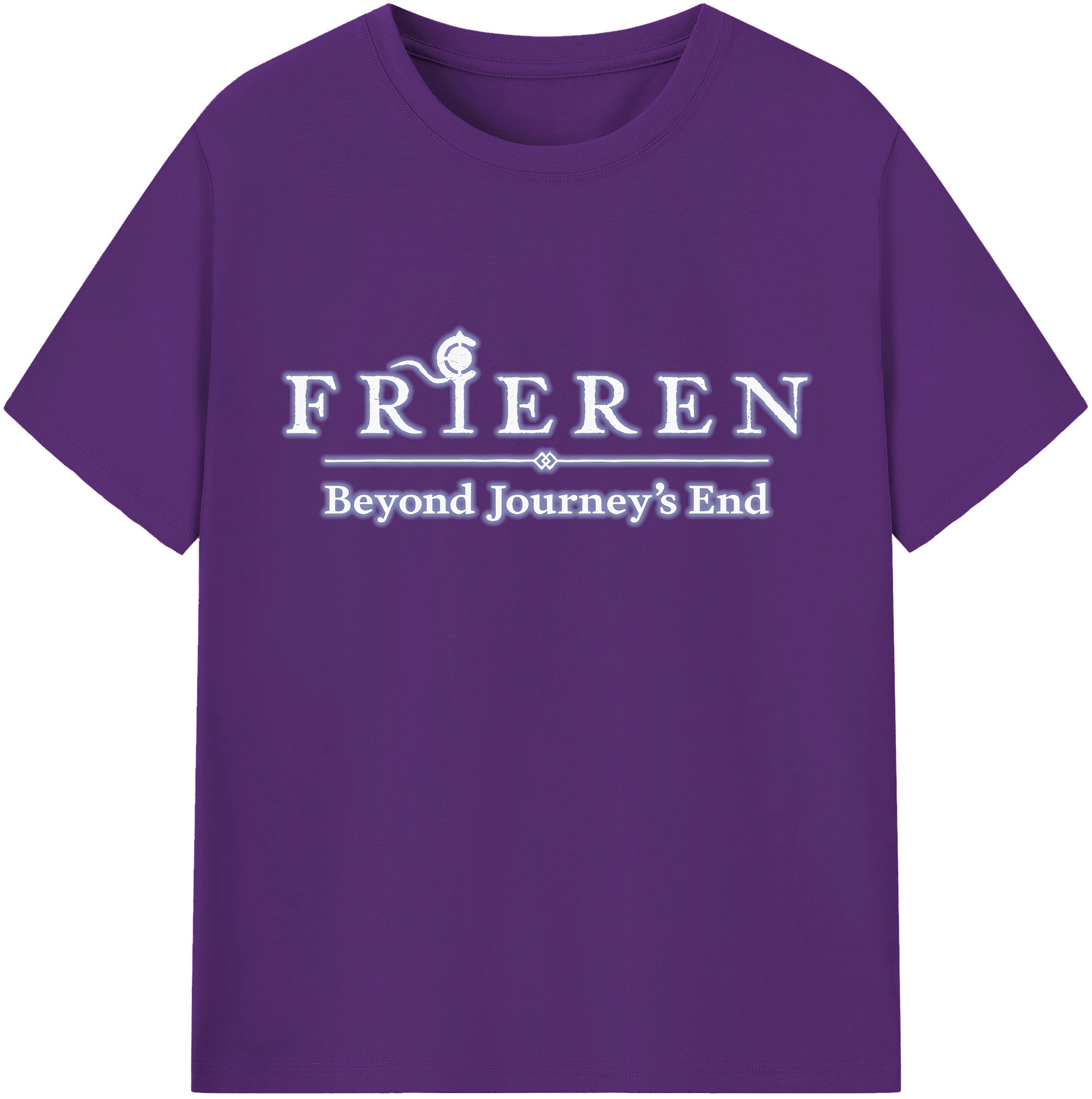 （画像用） 葬送のフリーレン Frieren 綿100％半袖Tシャツ（フロントプリント）
