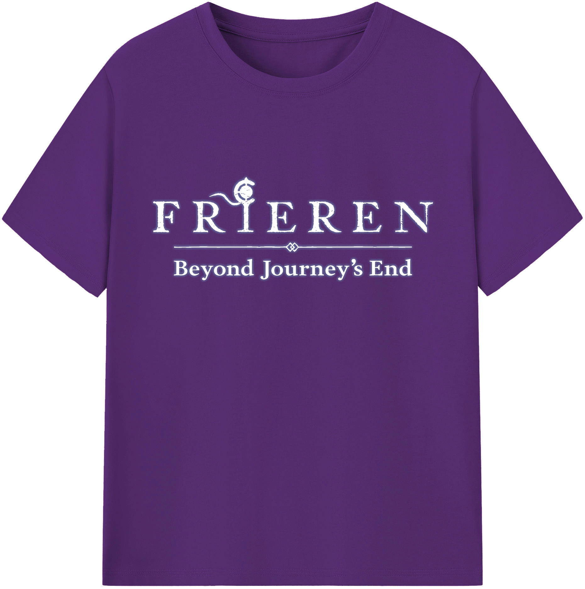（画像用） 葬送のフリーレン Frieren 綿100％半袖Tシャツ（フロントプリント）