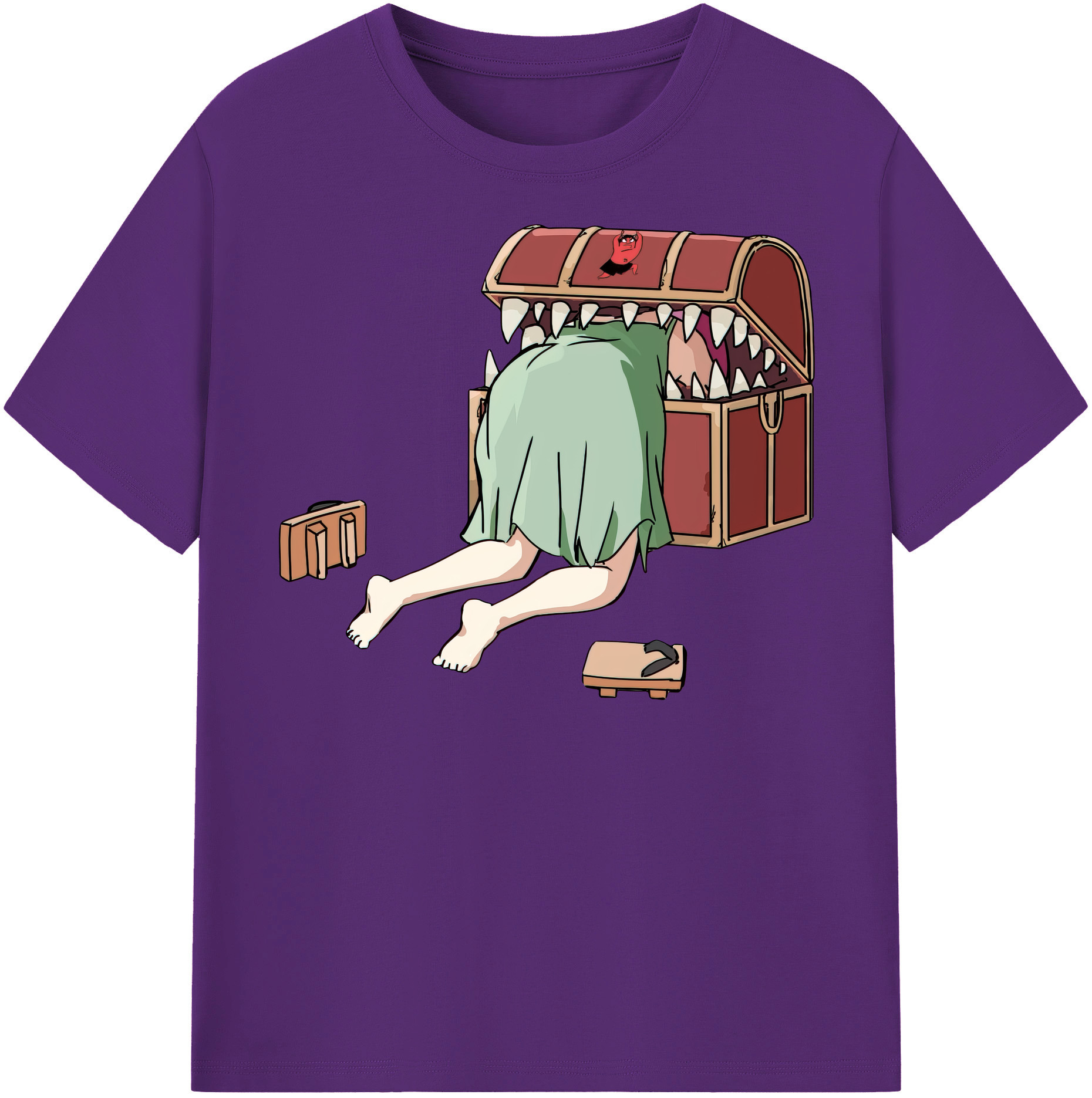 （画像用） 葬送のフリーレン Frieren 綿100％半袖Tシャツ（フロントプリント）